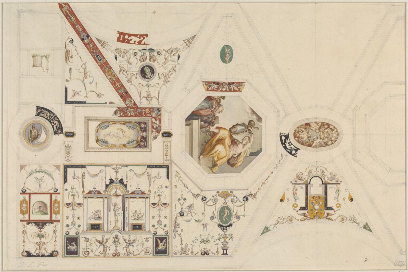 Drawing, George Edward Fox, ca. late 19th century