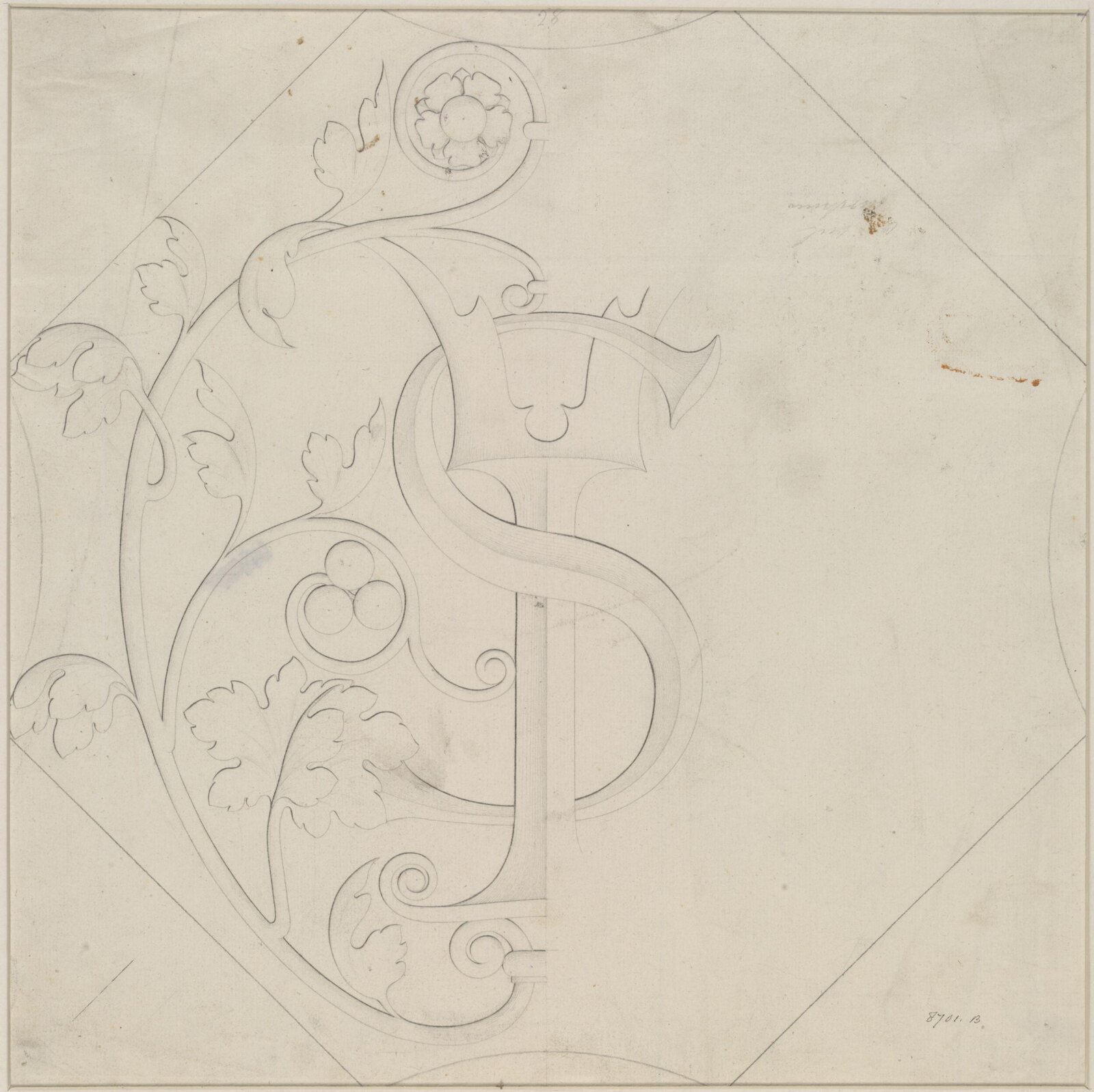 Drawing, Ludwig Wilhelm Heinrich Gruner, 19th century