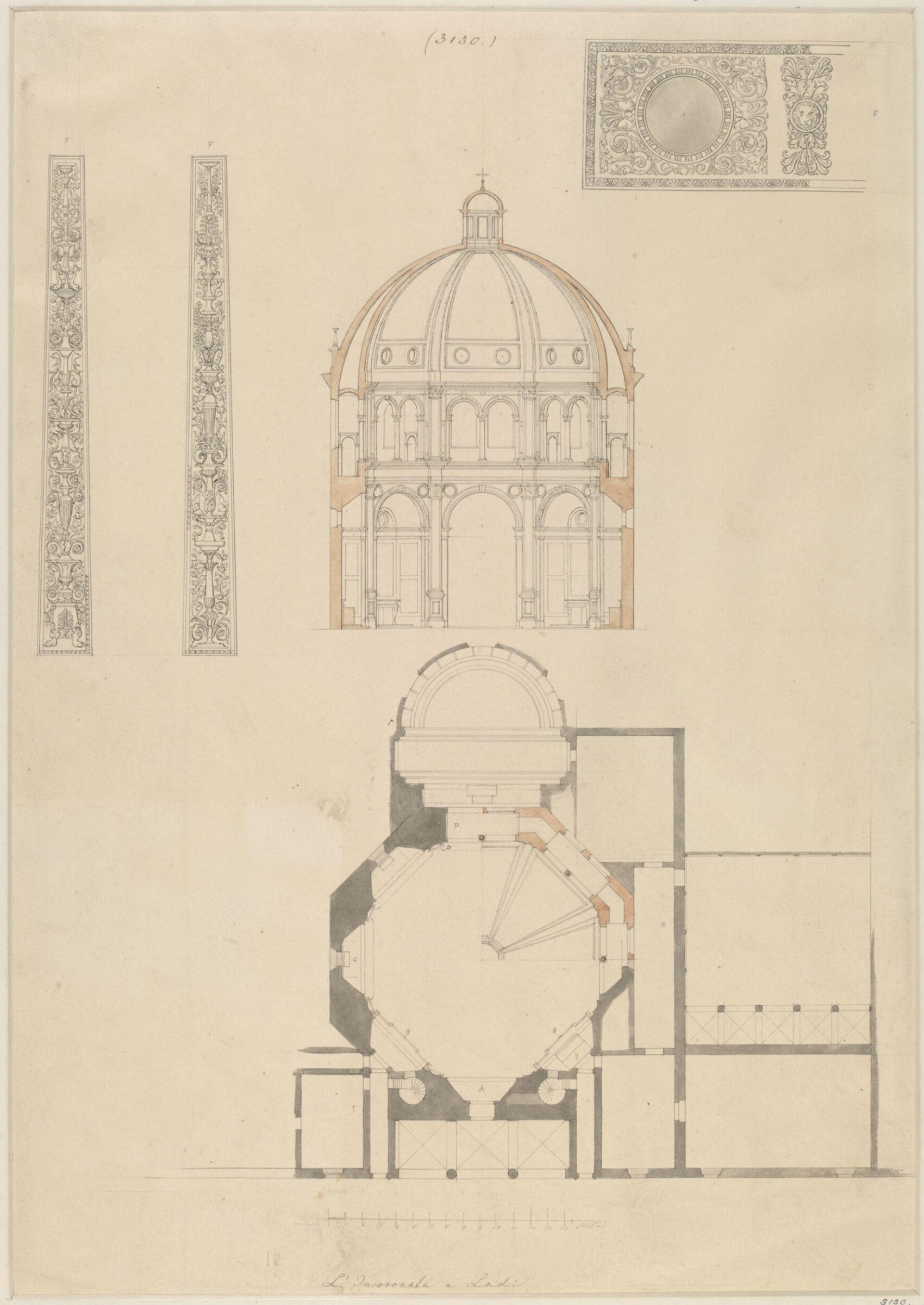 Drawing, Ludwig Wilhelm Heinrich Gruner, 19th century