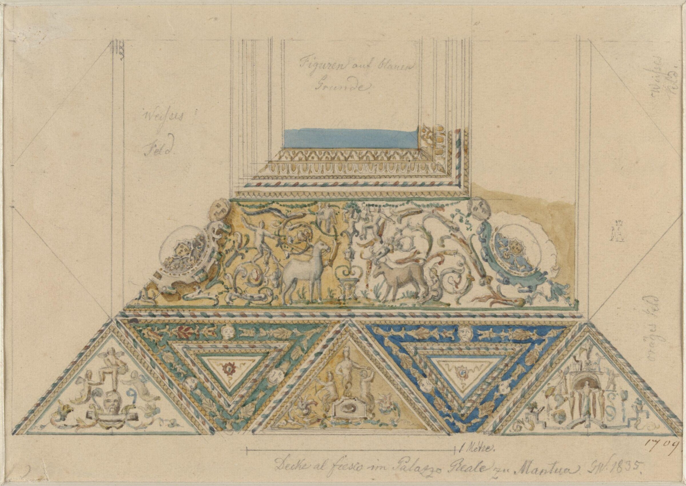 Drawing, Ludwig Wilhelm Heinrich Gruner, 19th century