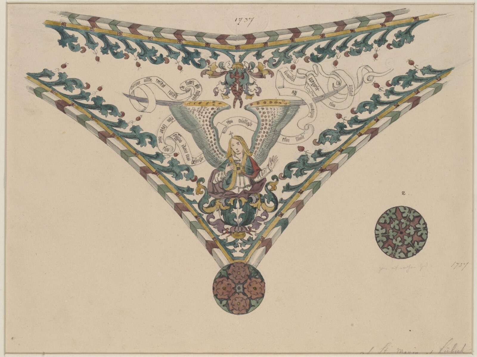 Drawing, Ludwig Wilhelm Heinrich Gruner, 19th century