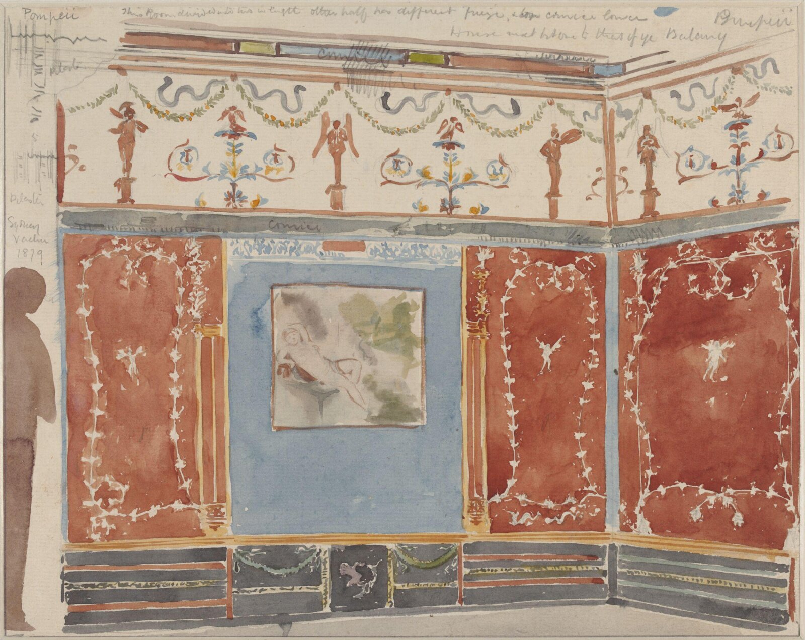 Drawing, Sydney Vacher, 1879