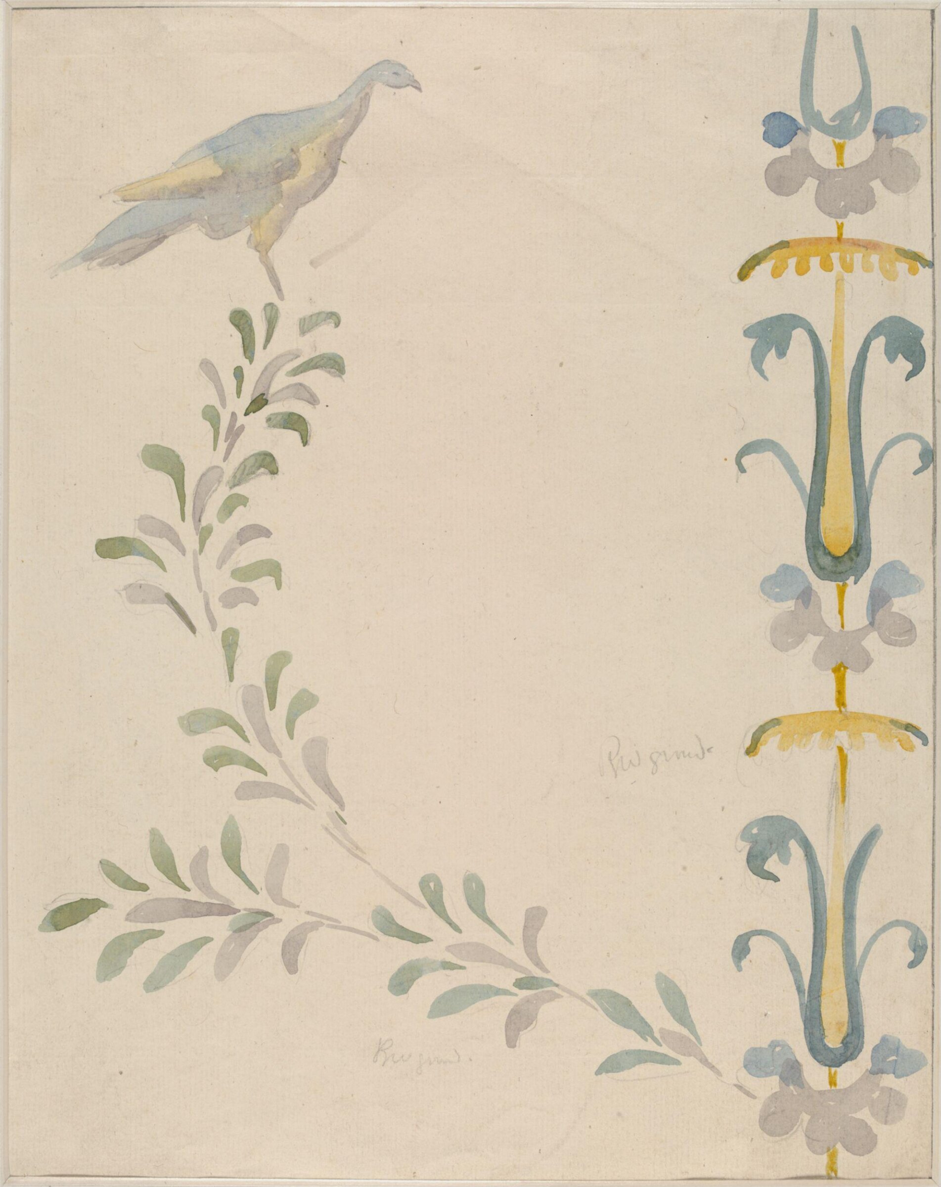 Drawing, Sydney Vacher, 1879