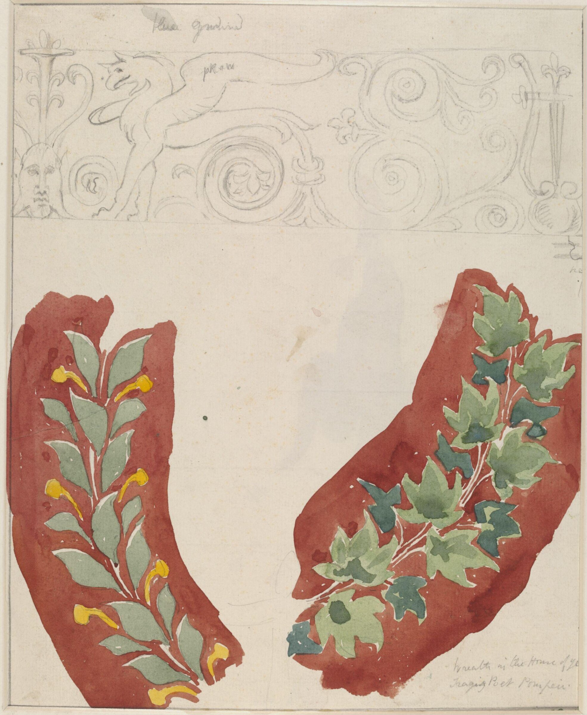 Drawing, Sydney Vacher, 1879