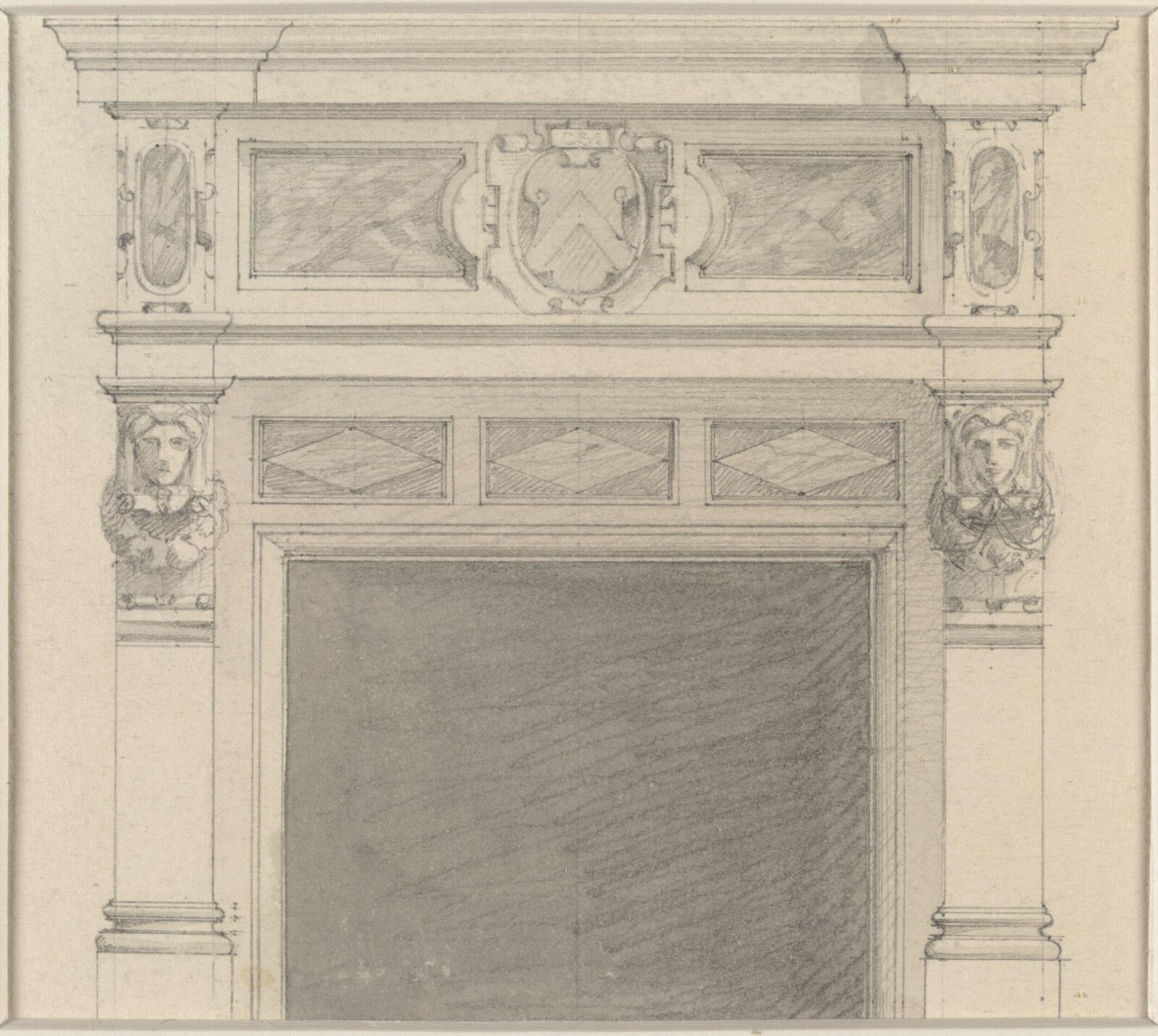Designs for chimney-pieces, George Edward Fox, 1833-1908
