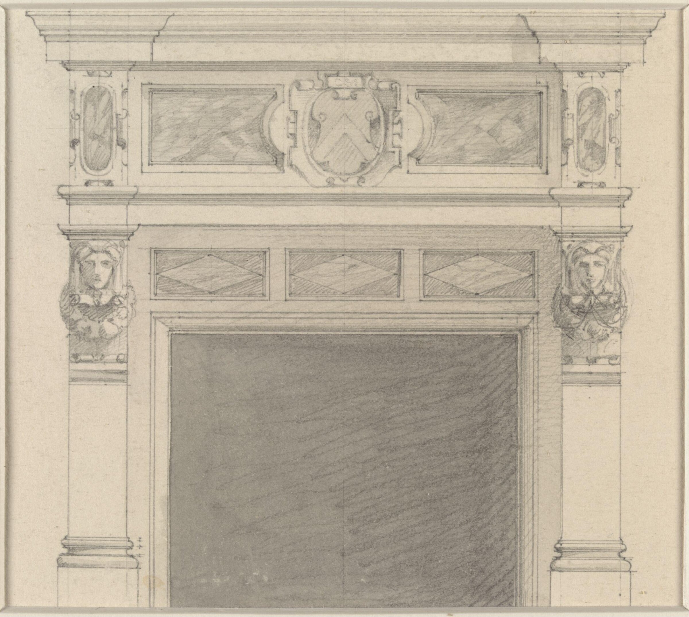 Designs for chimney-pieces, George Edward Fox, 1833-1908