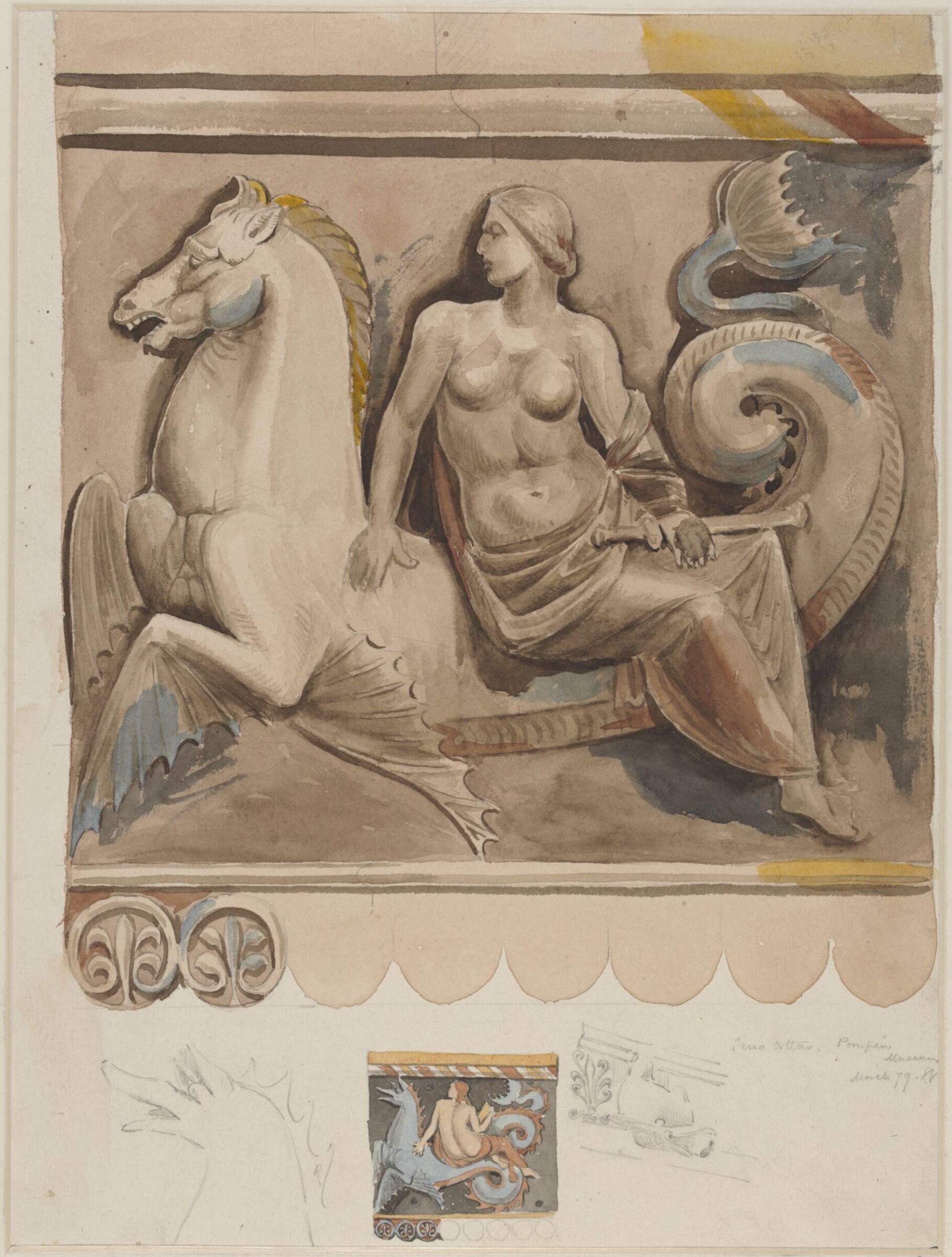 Drawing, Sydney Vacher, March 1879
