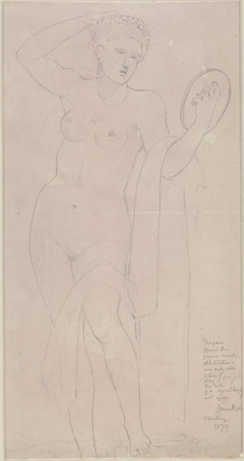 Drawing, Sydney Vacher, 1879