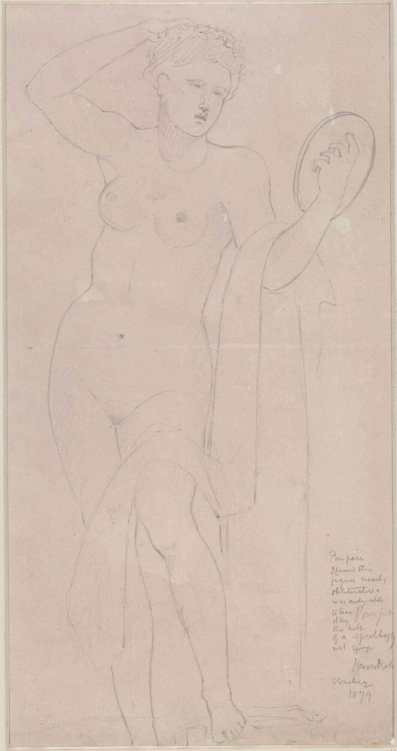 Drawing, Sydney Vacher, 1879
