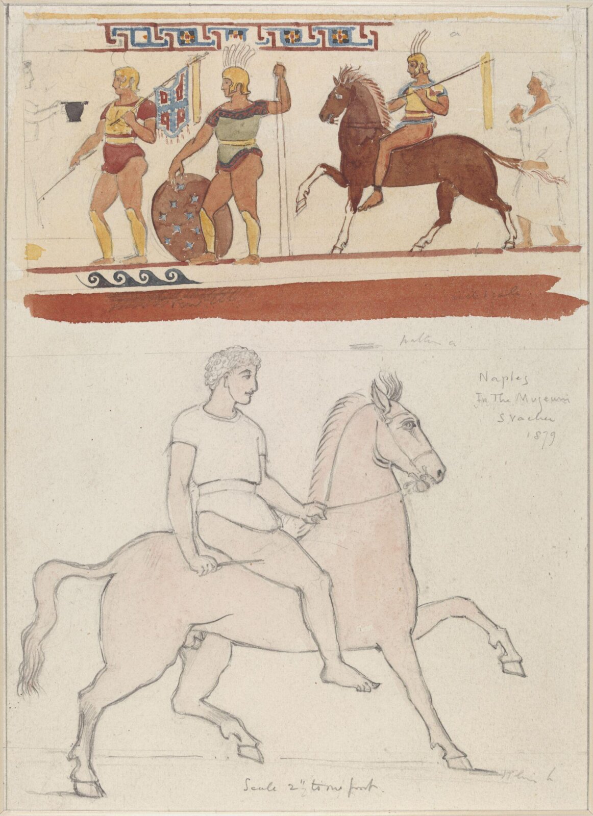 Drawing, Sydney Vacher, 1879