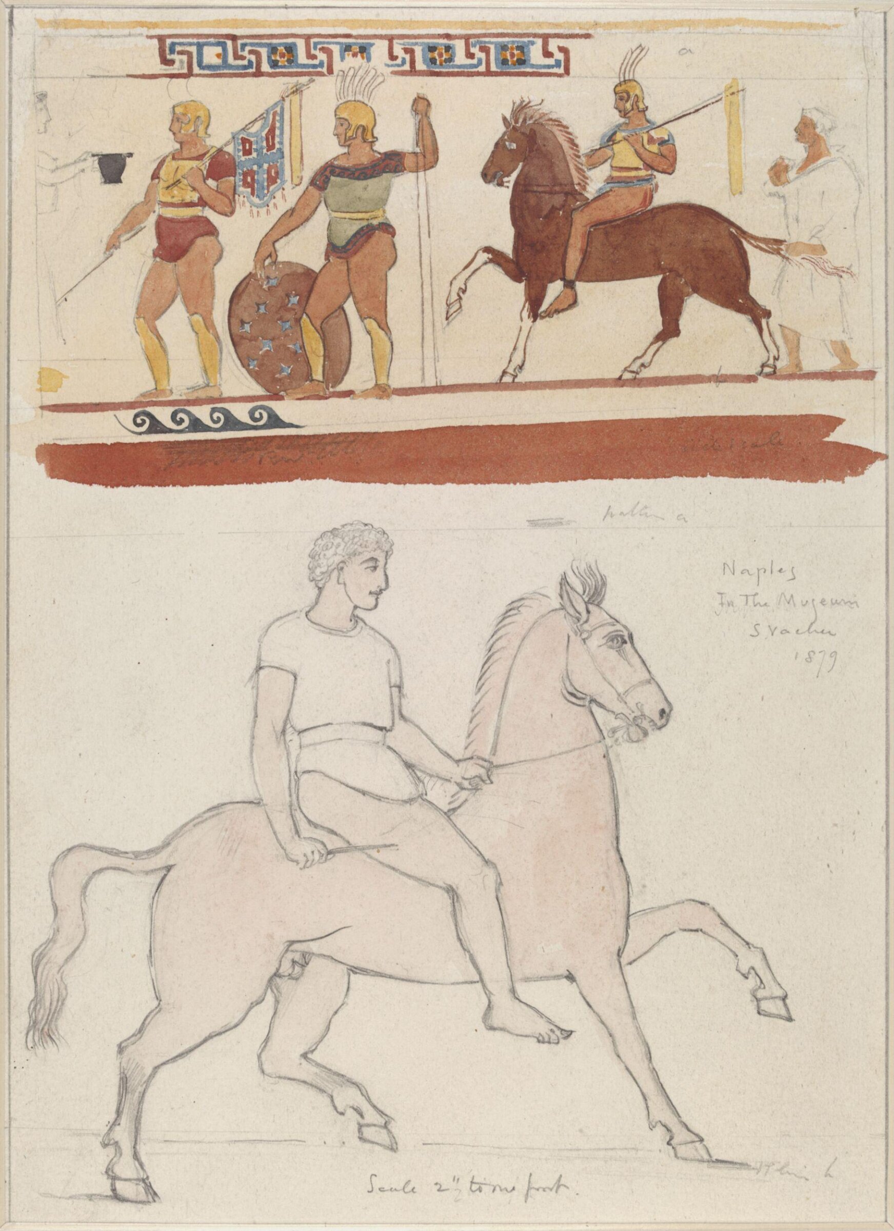 Drawing, Sydney Vacher, 1879