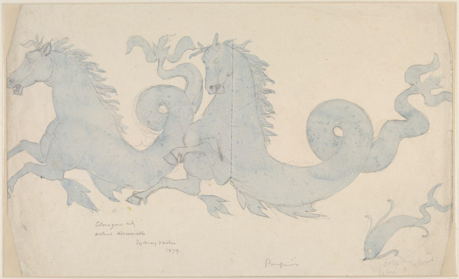 Drawing, Sydney Vacher, 1879