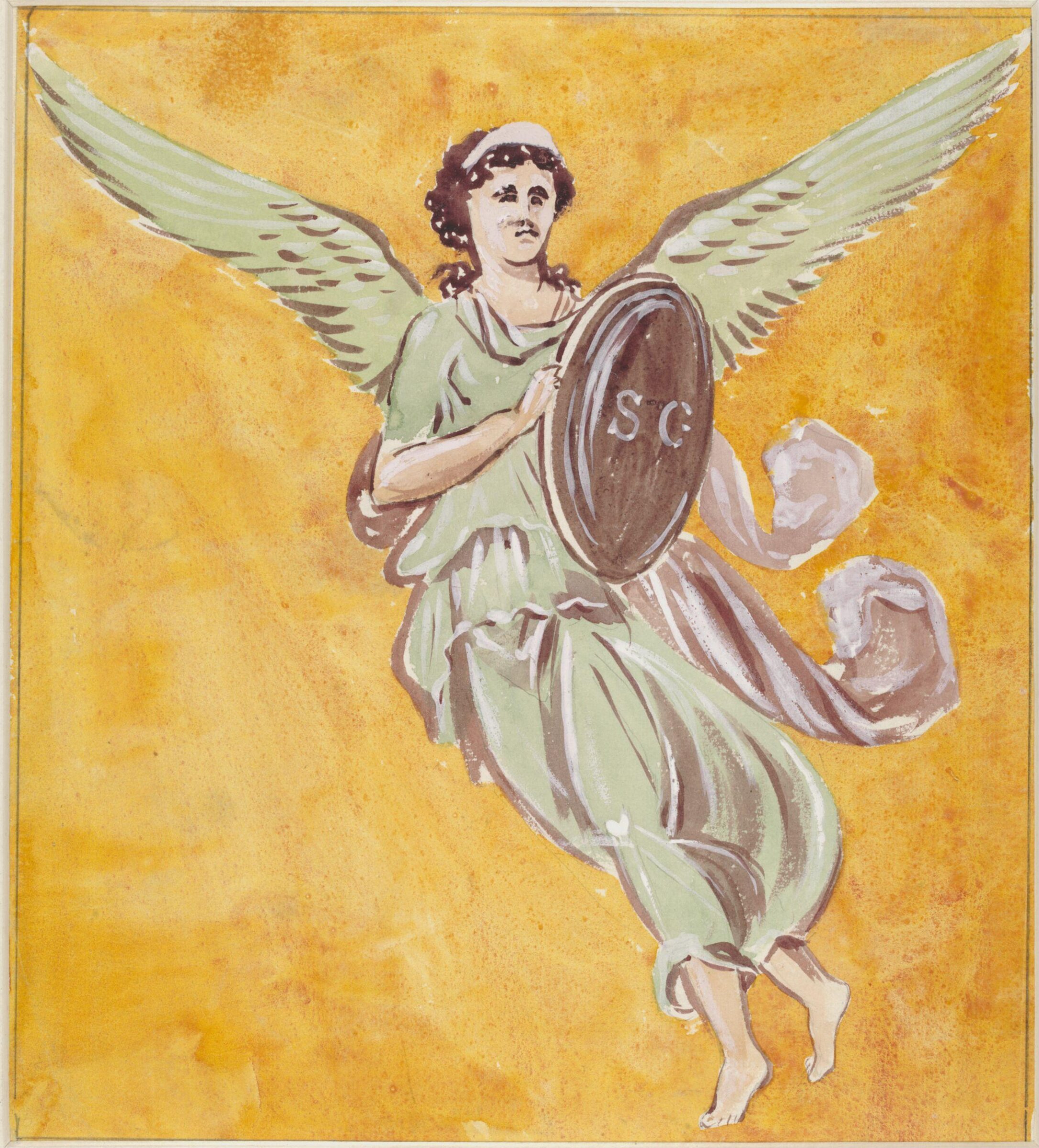 Drawing, Sydney Vacher, 1879