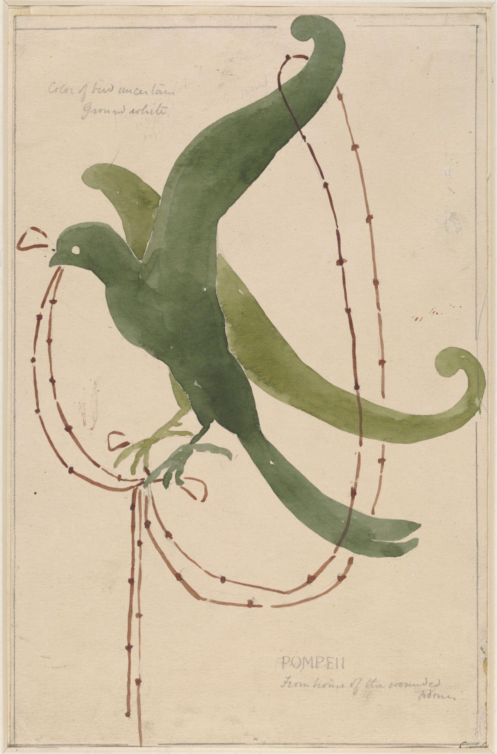 Drawing, Sydney Vacher, 1879