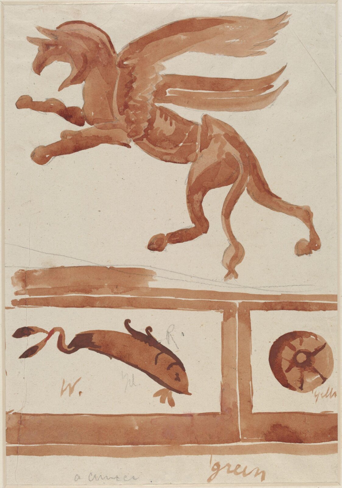 Drawing, Sydney Vacher, 1879