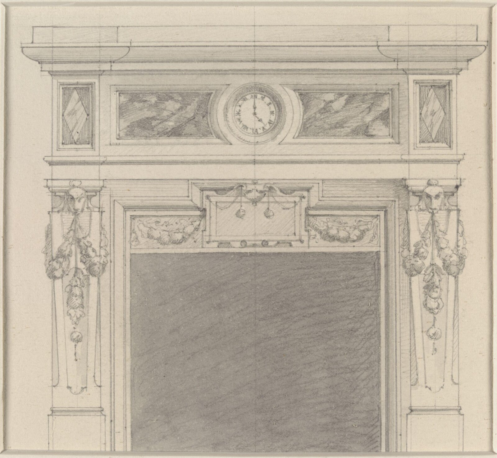 Designs for chimney-pieces, George Edward Fox, 1833-1908