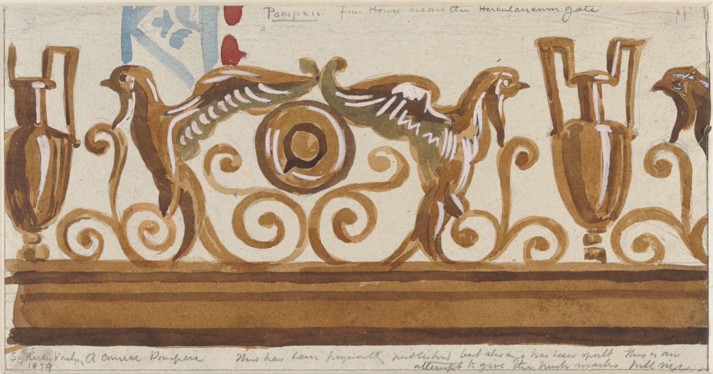 Drawing, Sydney Vacher, 1879