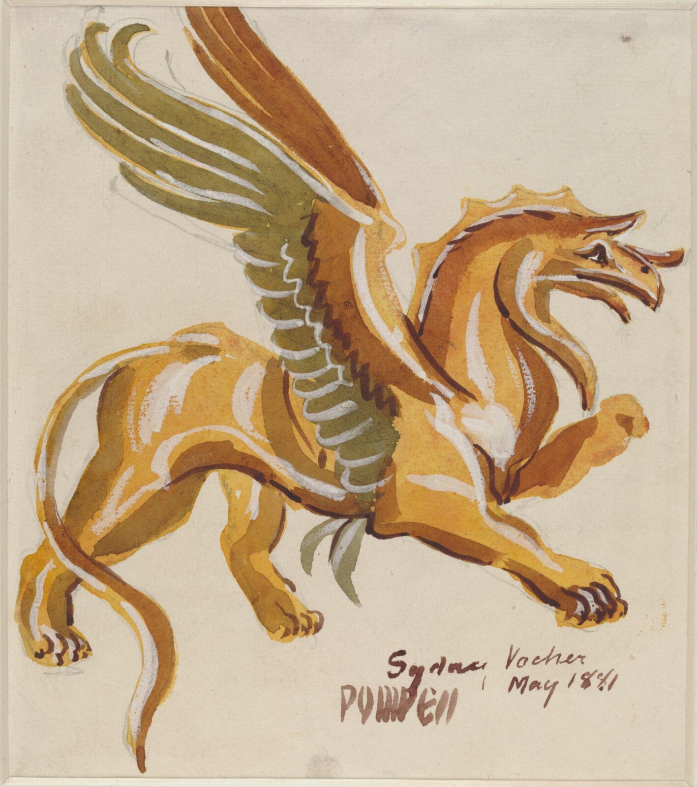 Drawing, Sydney Vacher, May 1881