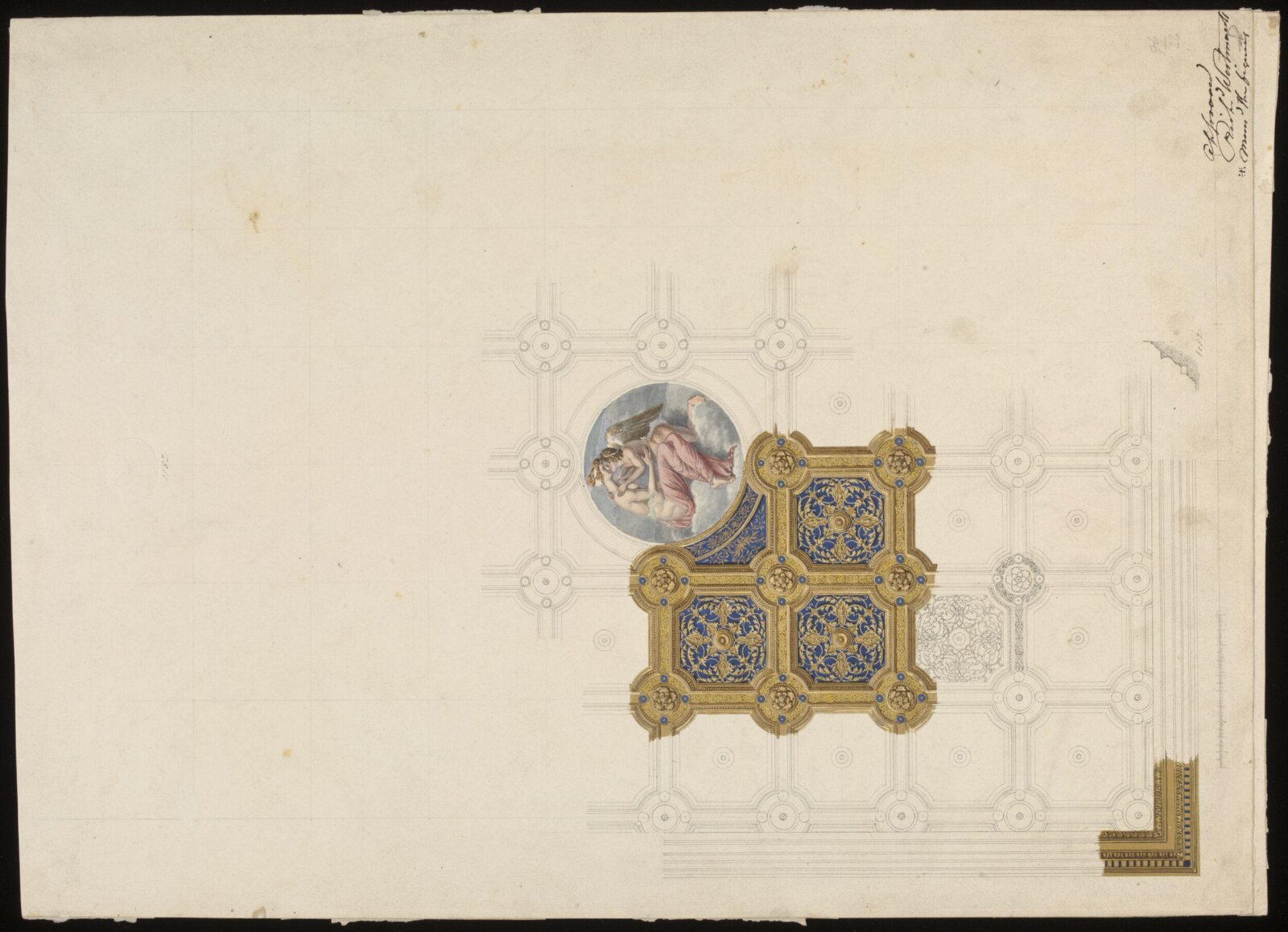 Drawing, Ludwig Wilhelm Heinrich Gruner, 19th century