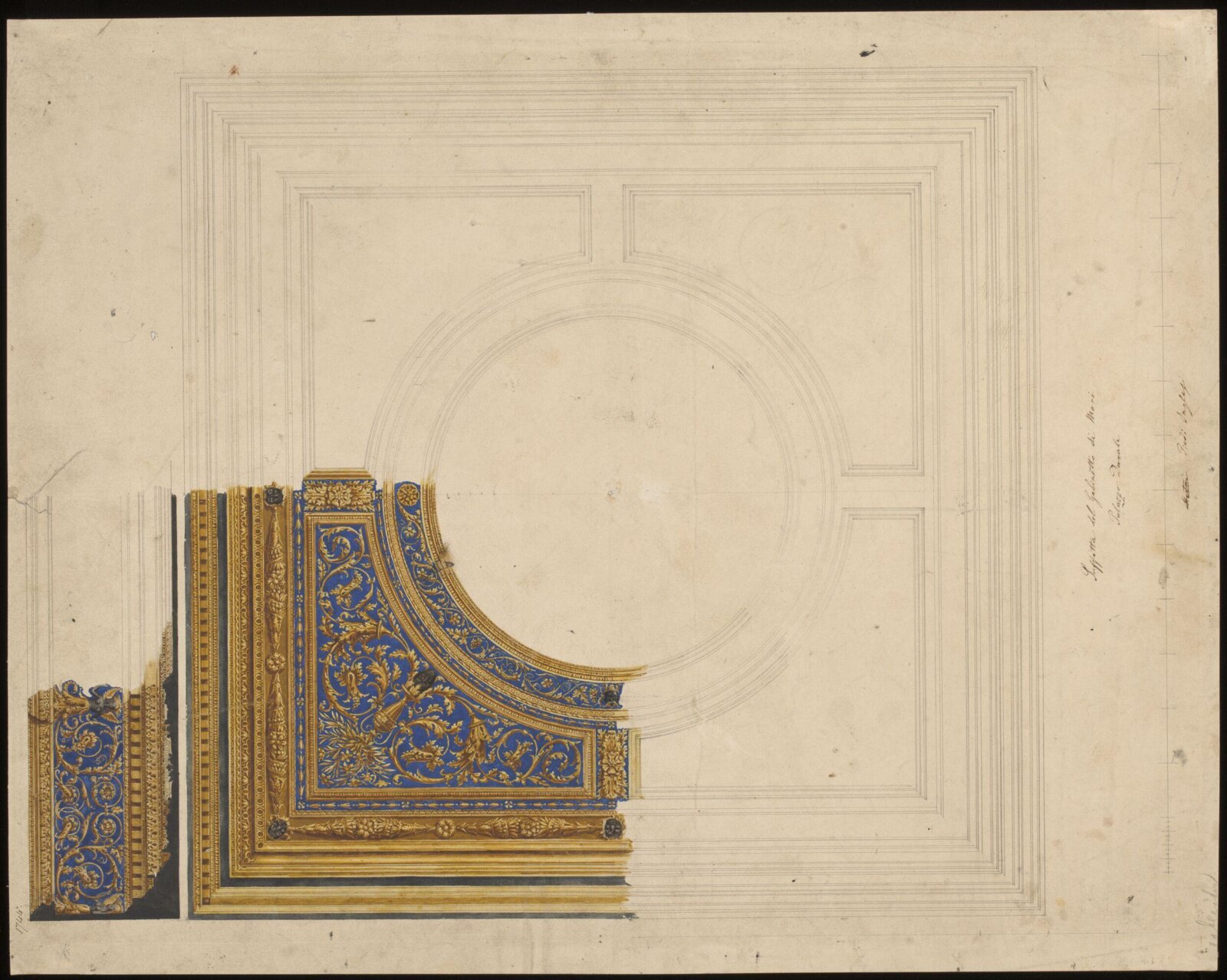 Drawing, Ludwig Wilhelm Heinrich Gruner, 19th century