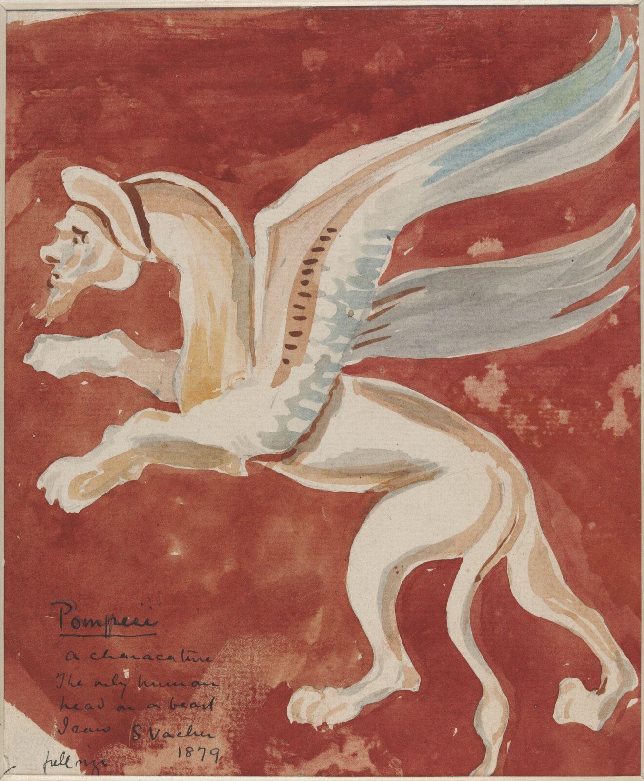 Drawing, Sydney Vacher, 1879