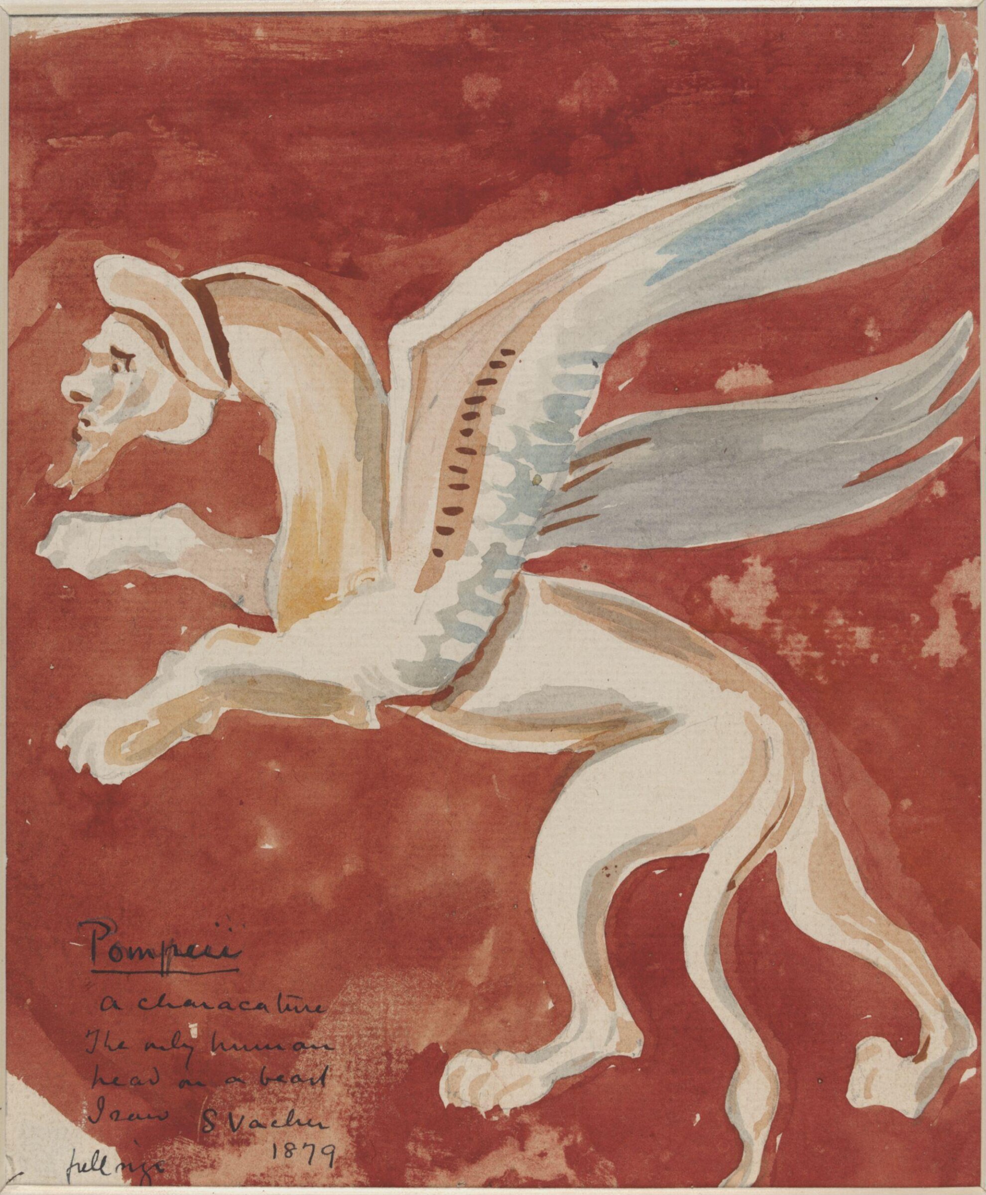 Drawing, Sydney Vacher, 1879