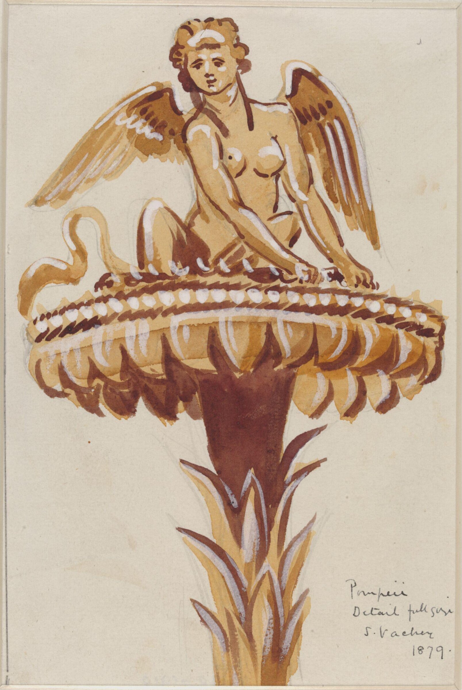 Drawing, Sydney Vacher, 1879