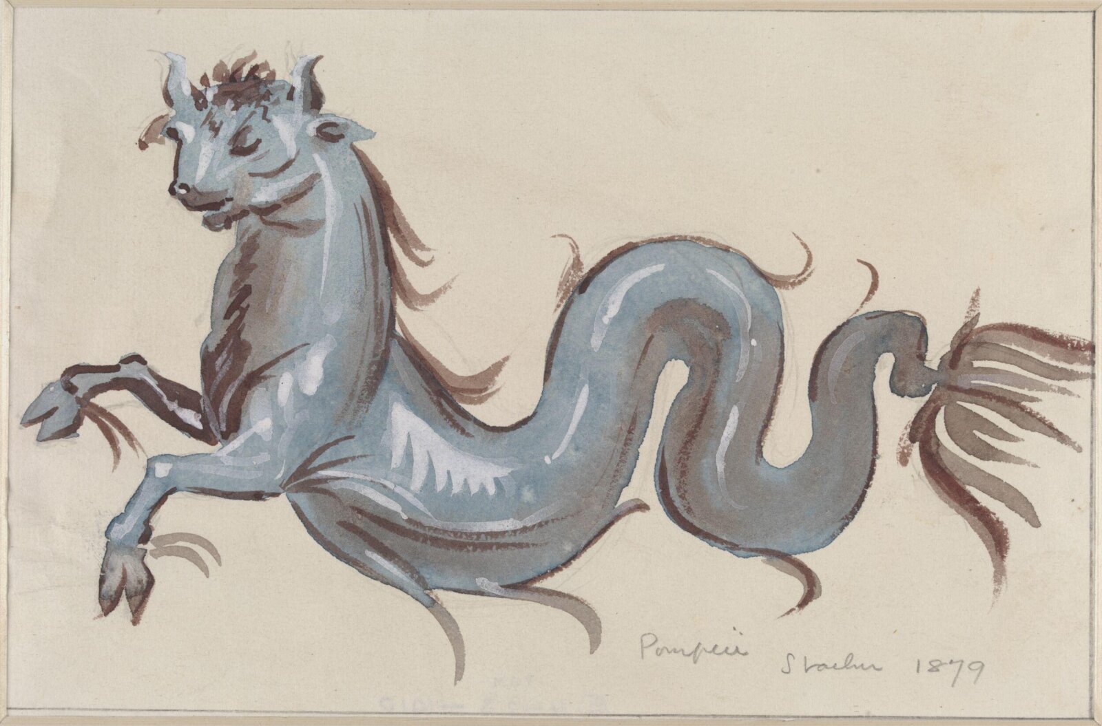 Drawing, Sydney Vacher, 1879