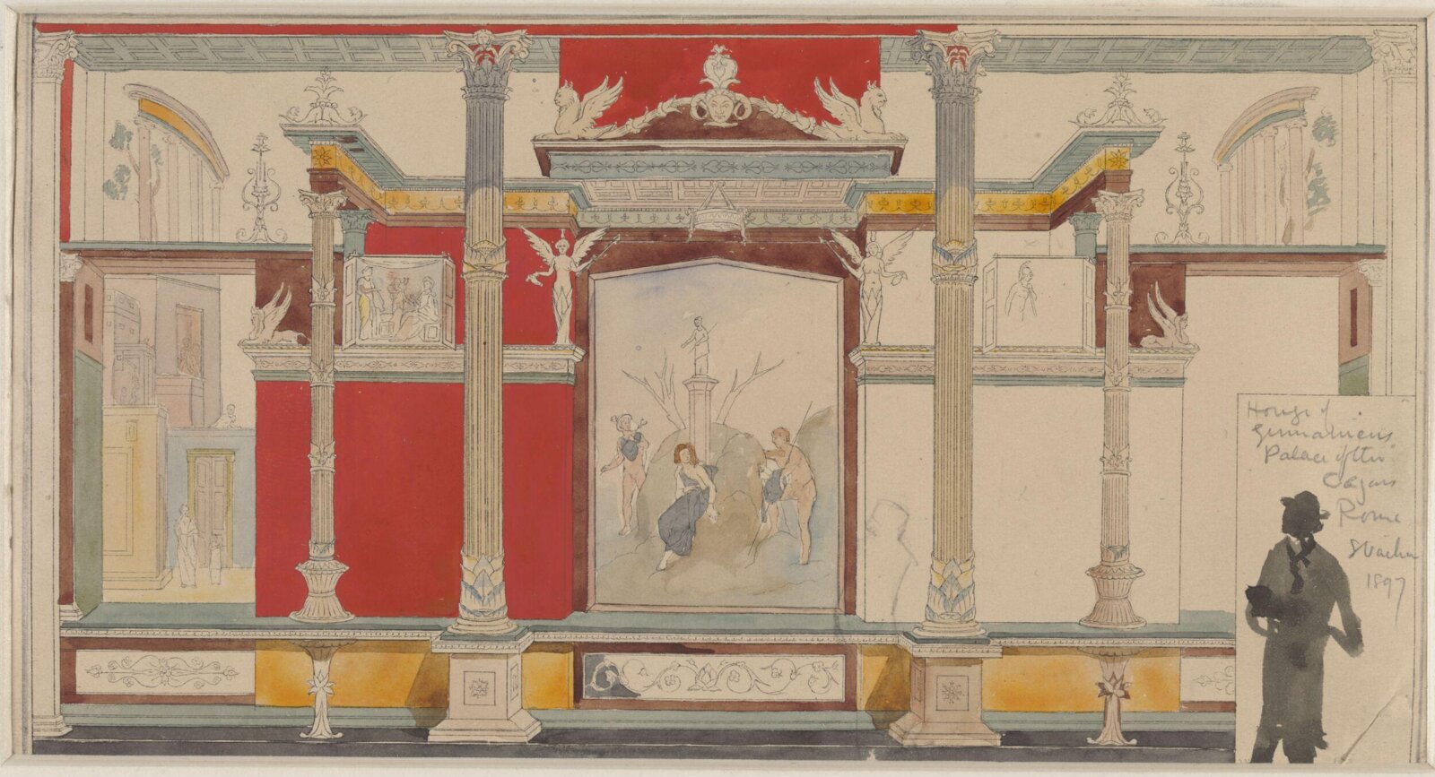 Drawing, Sydney Vacher, 1897