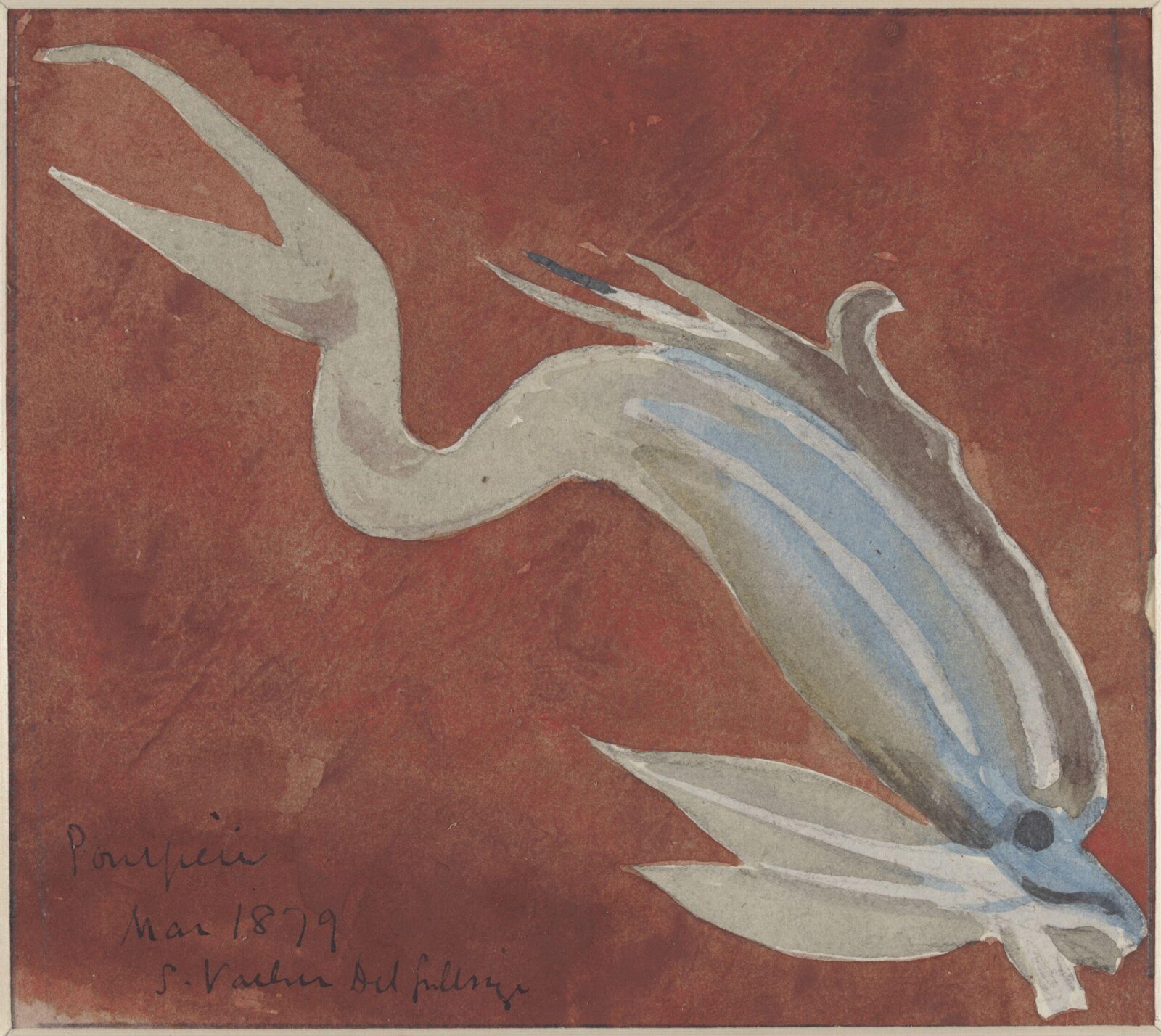 Drawing, Sydney Vacher, 1879