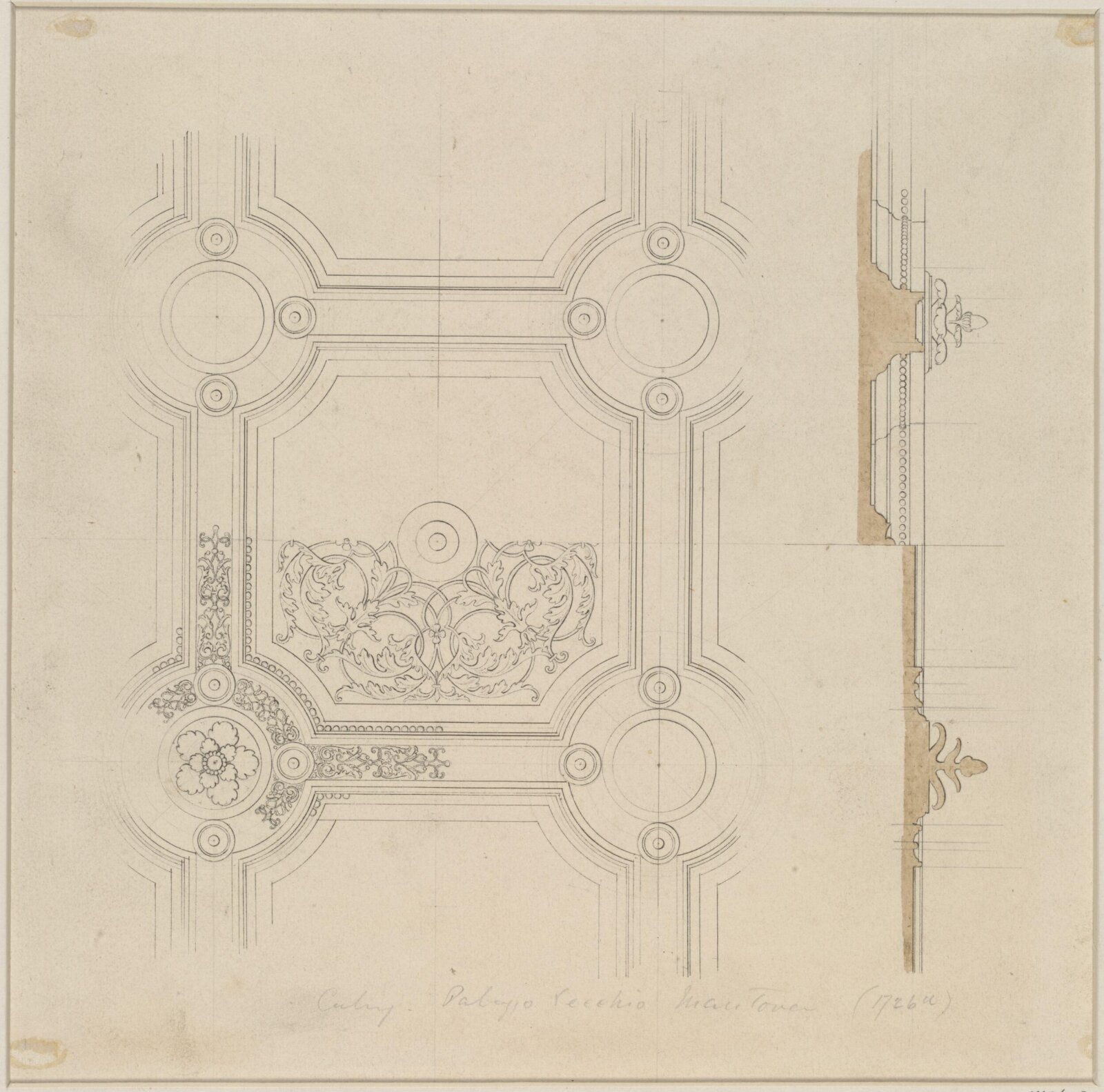 Drawing, Ludwig Wilhelm Heinrich Gruner, 19th century