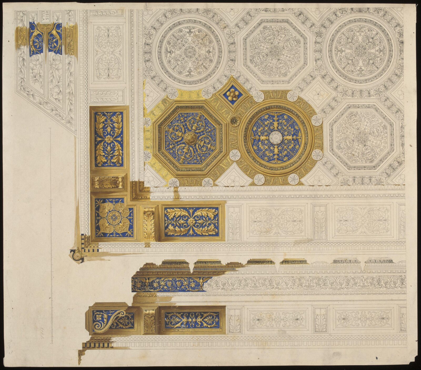 Drawing, Ludwig Wilhelm Heinrich Gruner, 19th century
