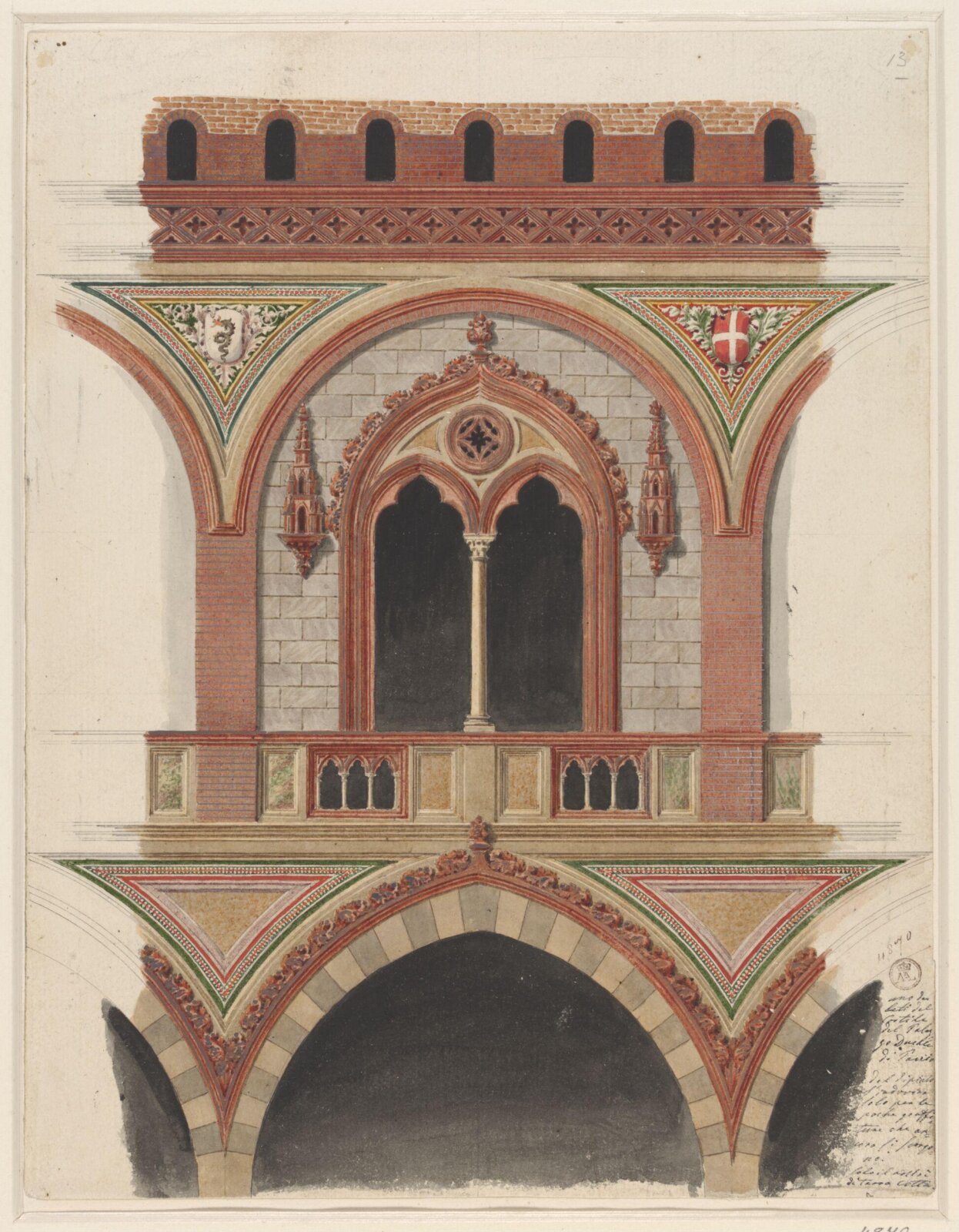 Drawing, Ludwig Wilhelm Heinrich Gruner, 1801-1882
