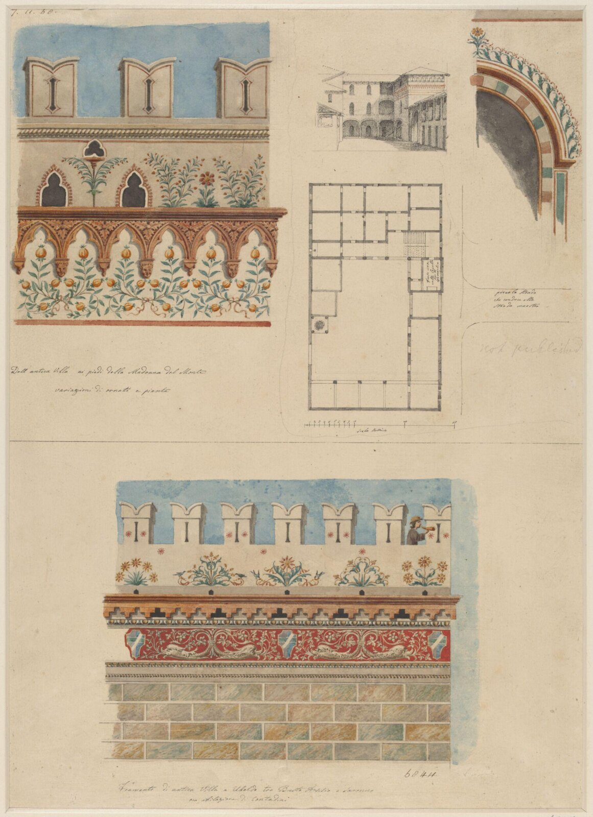 Drawing, Ludwig Wilhelm Heinrich Gruner, 7/11/1868