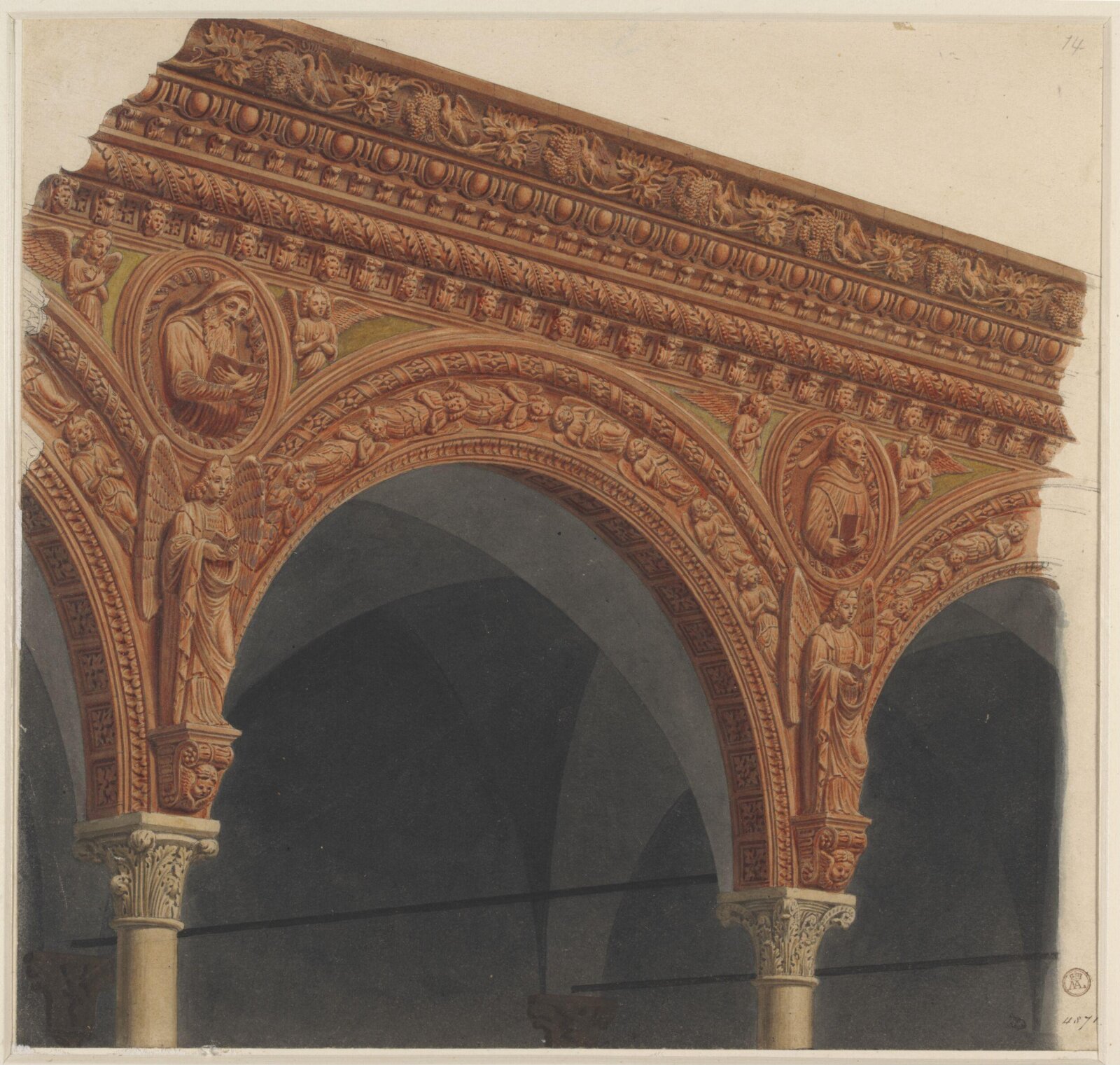 Drawing, Ludwig Wilhelm Heinrich Gruner, 1801-1882