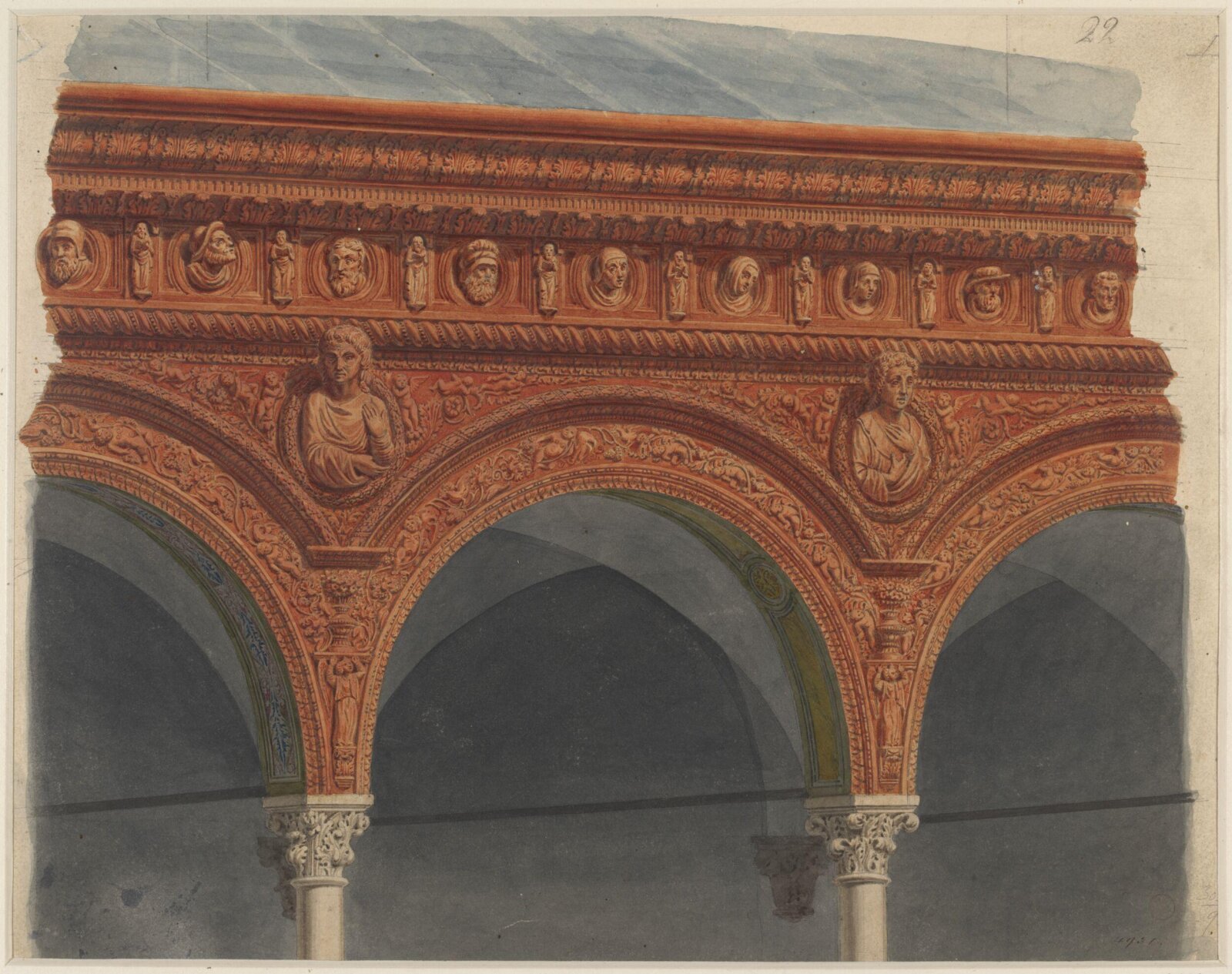 Drawing, Ludwig Wilhelm Heinrich Gruner, 1801-1882