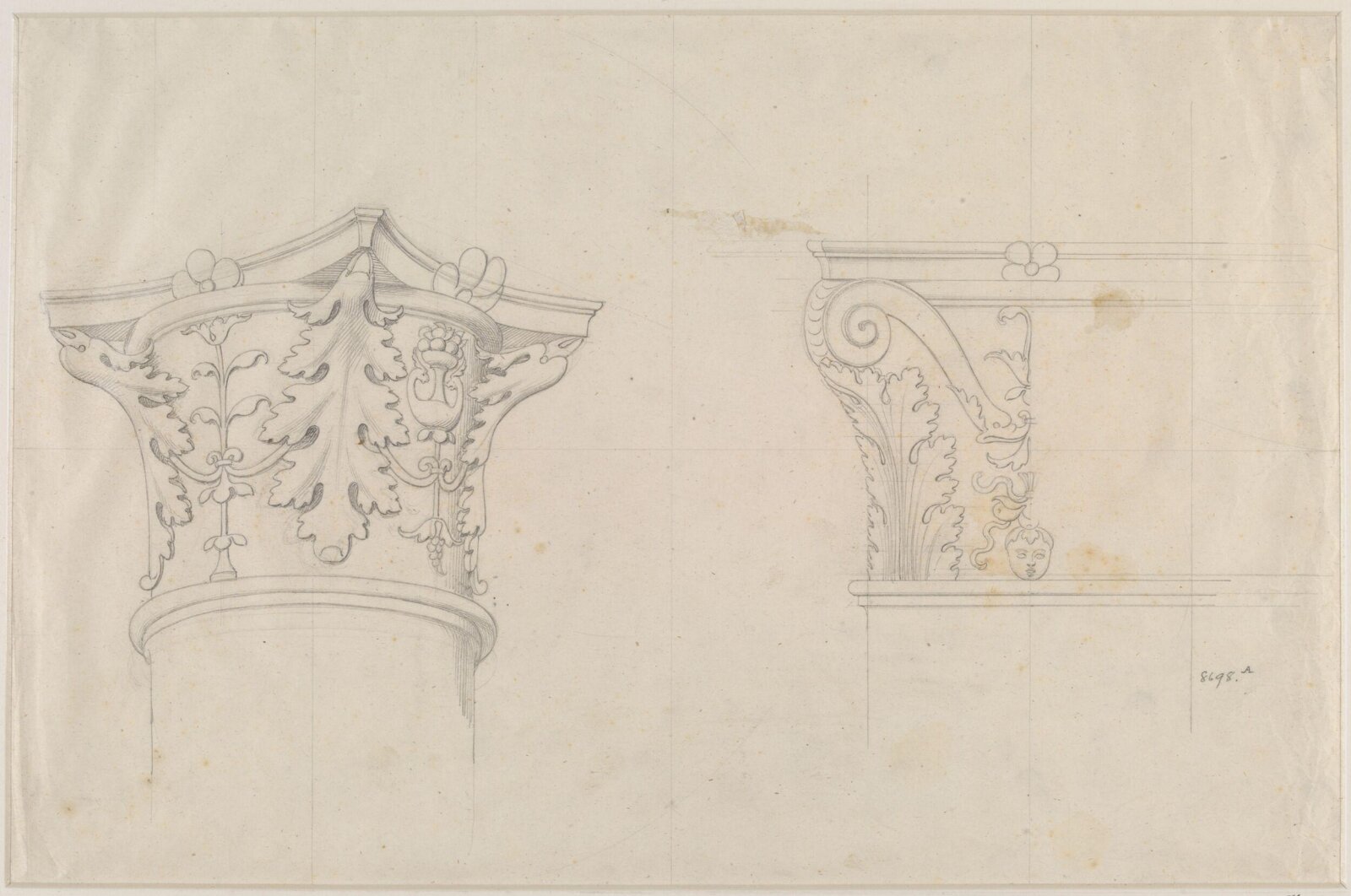 Drawing, Ludwig Wilhelm Heinrich Gruner, 19th century