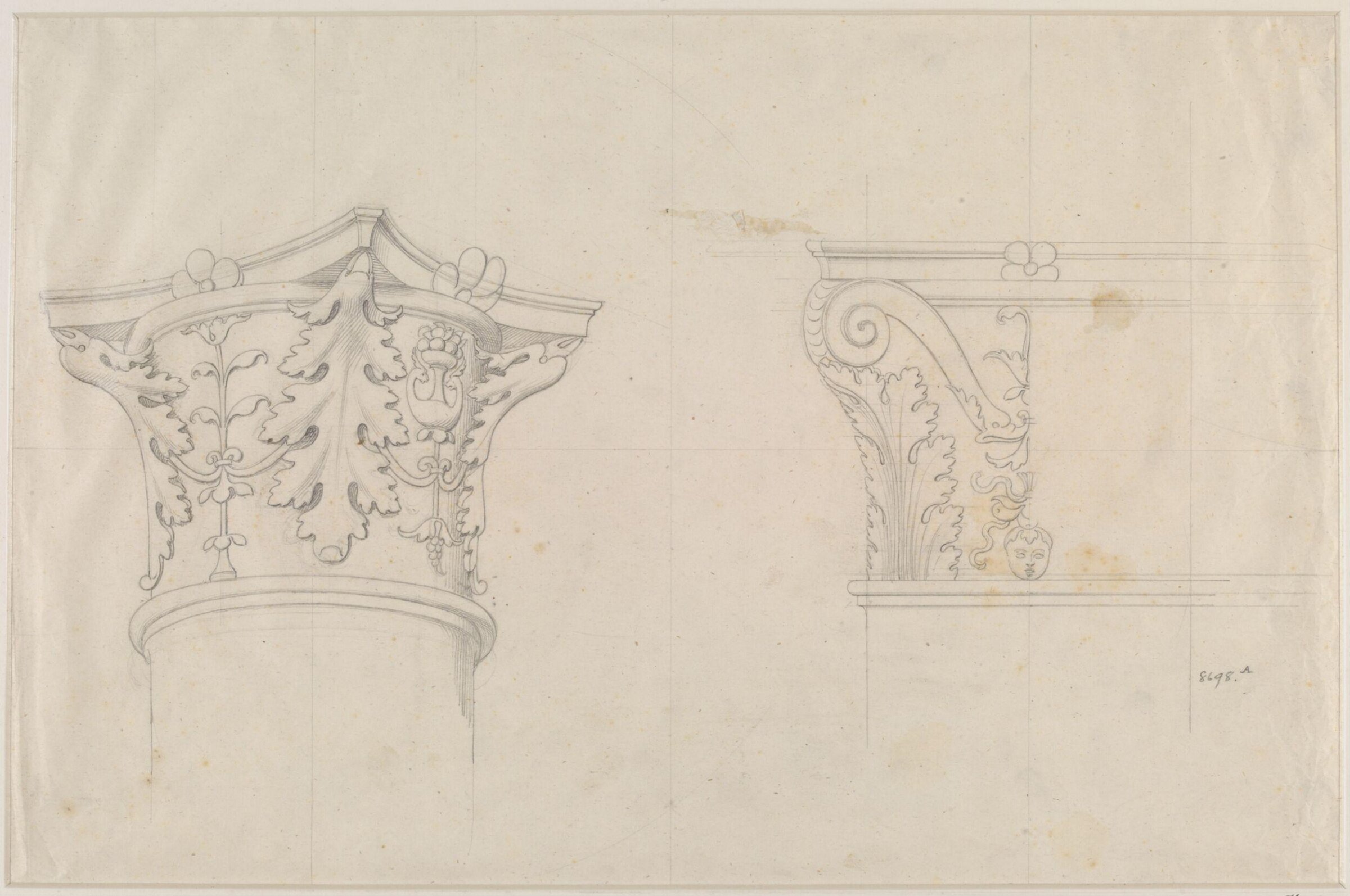Drawing, Ludwig Wilhelm Heinrich Gruner, 19th century