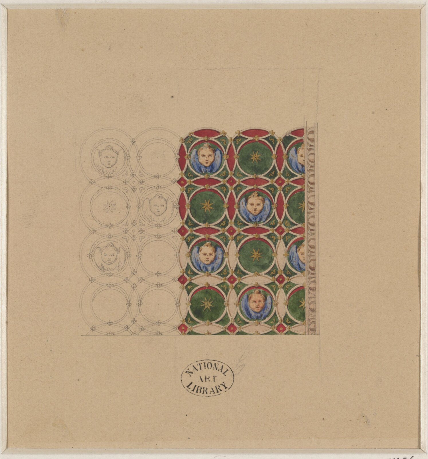 Drawing, Ludwig Wilhelm Heinrich Gruner, 19th century