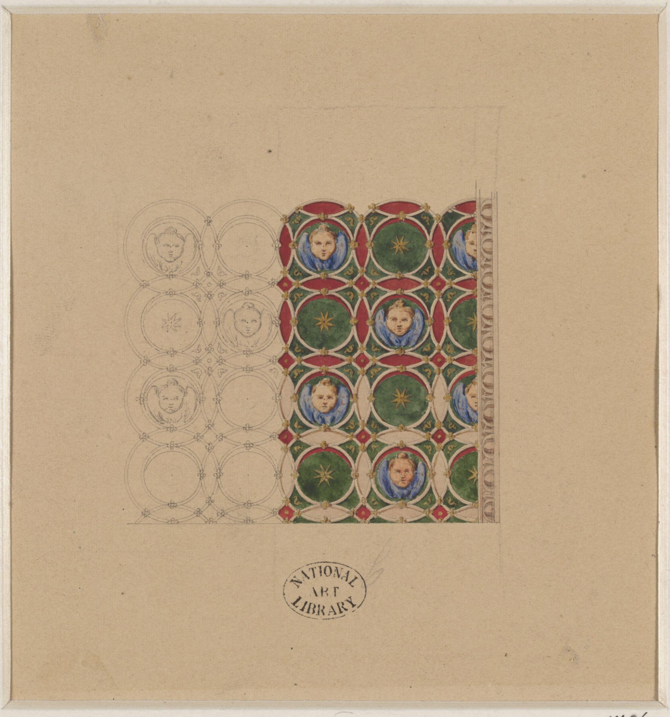 Drawing, Ludwig Wilhelm Heinrich Gruner, 19th century