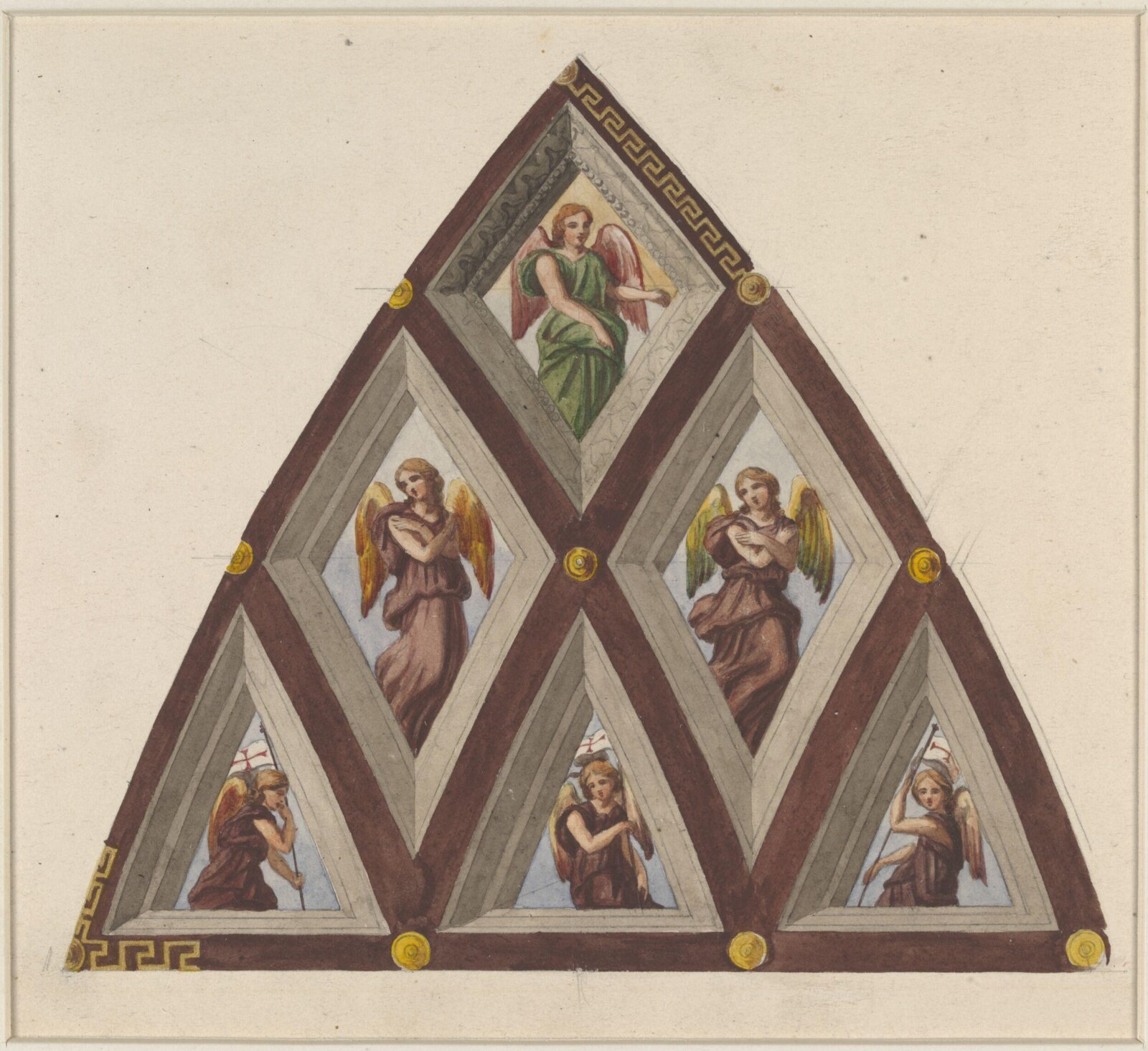 Drawing, Ludwig Wilhelm Heinrich Gruner, 19th century