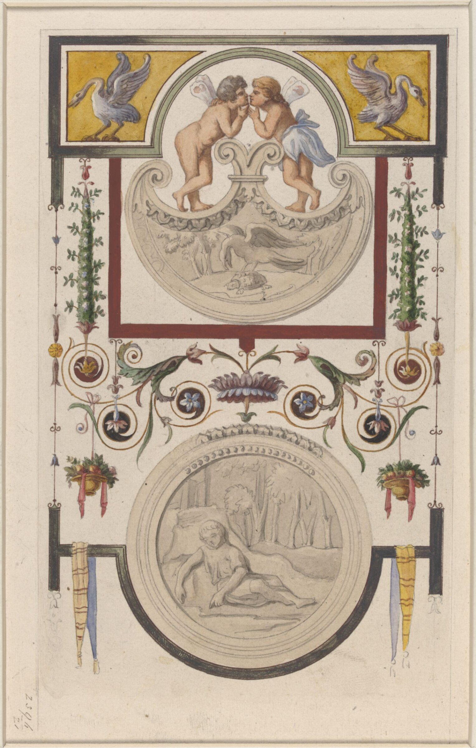 Drawing, Ludwig Wilhelm Heinrich Gruner, 19th century