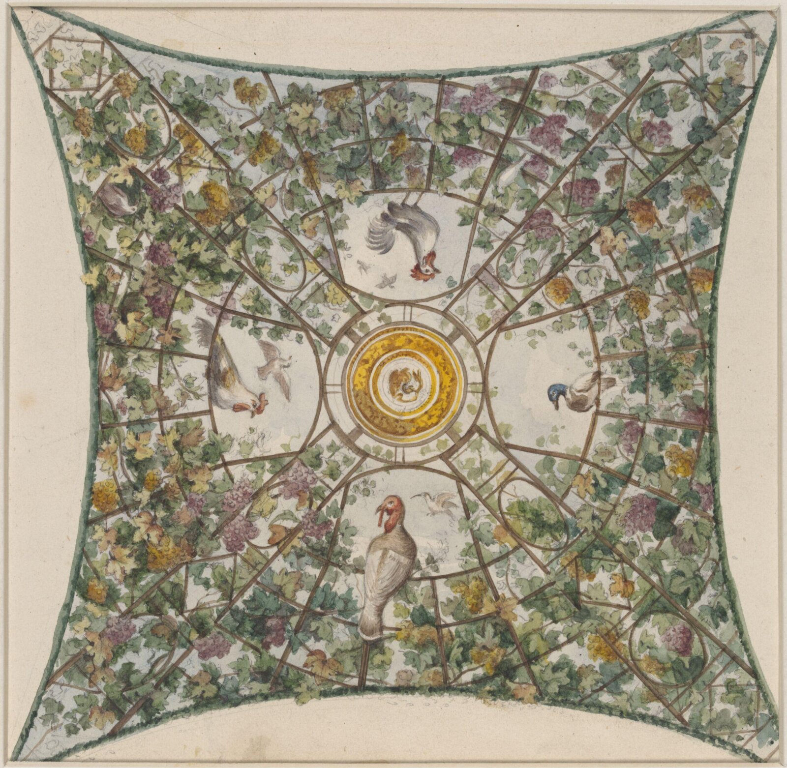 Drawing, Ludwig Wilhelm Heinrich Gruner, 19th century