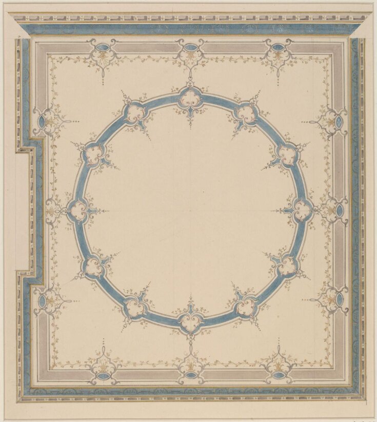 Design for bedroom ceiling at Canford Manor top image