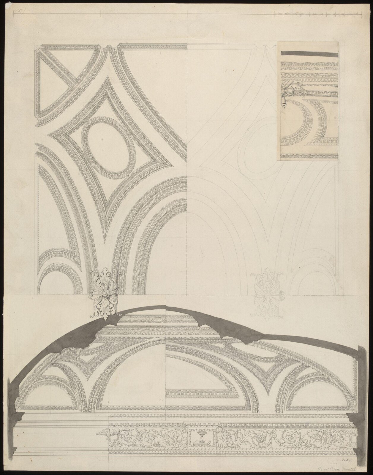 Drawing, Ludwig Wilhelm Heinrich Gruner, 19th century
