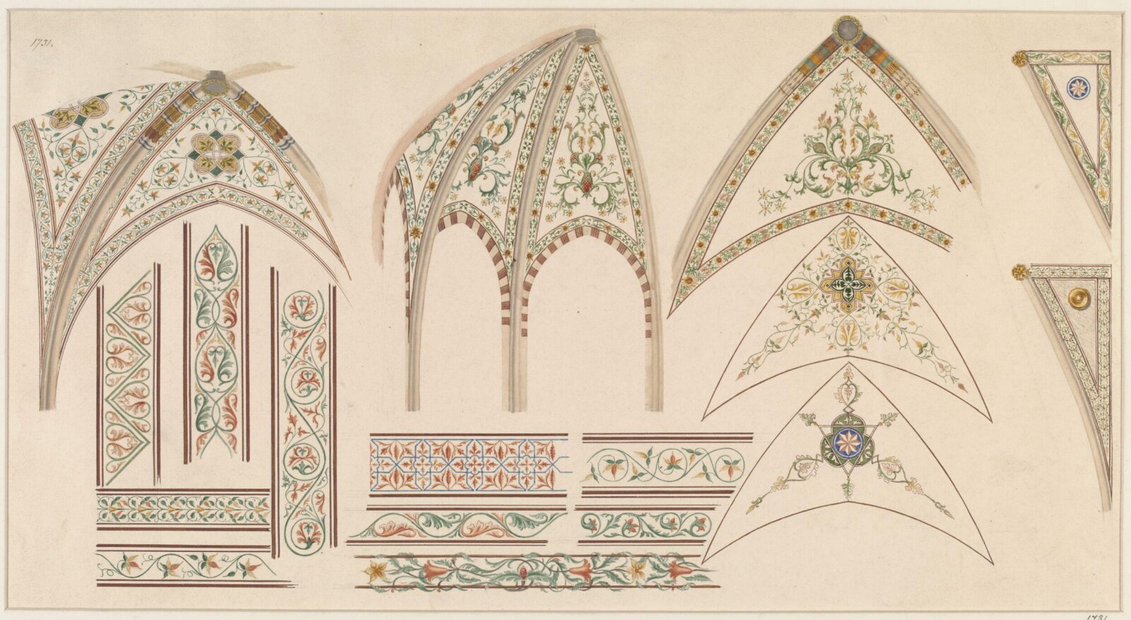 Drawing, Ludwig Wilhelm Heinrich Gruner, 19th century