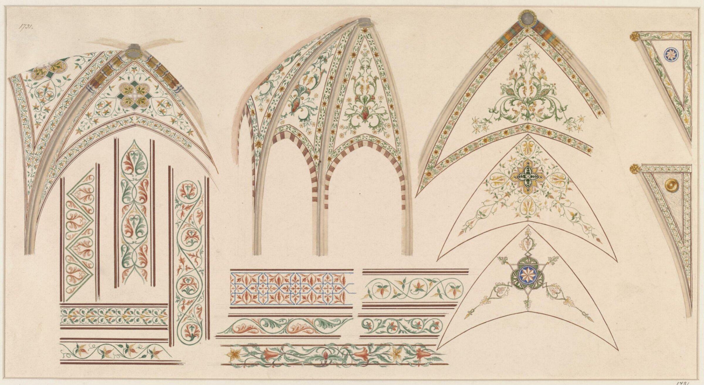 Drawing, Ludwig Wilhelm Heinrich Gruner, 19th century