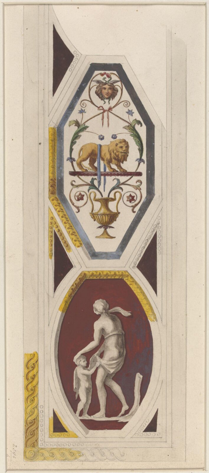 Drawing, Ludwig Wilhelm Heinrich Gruner, 19th century