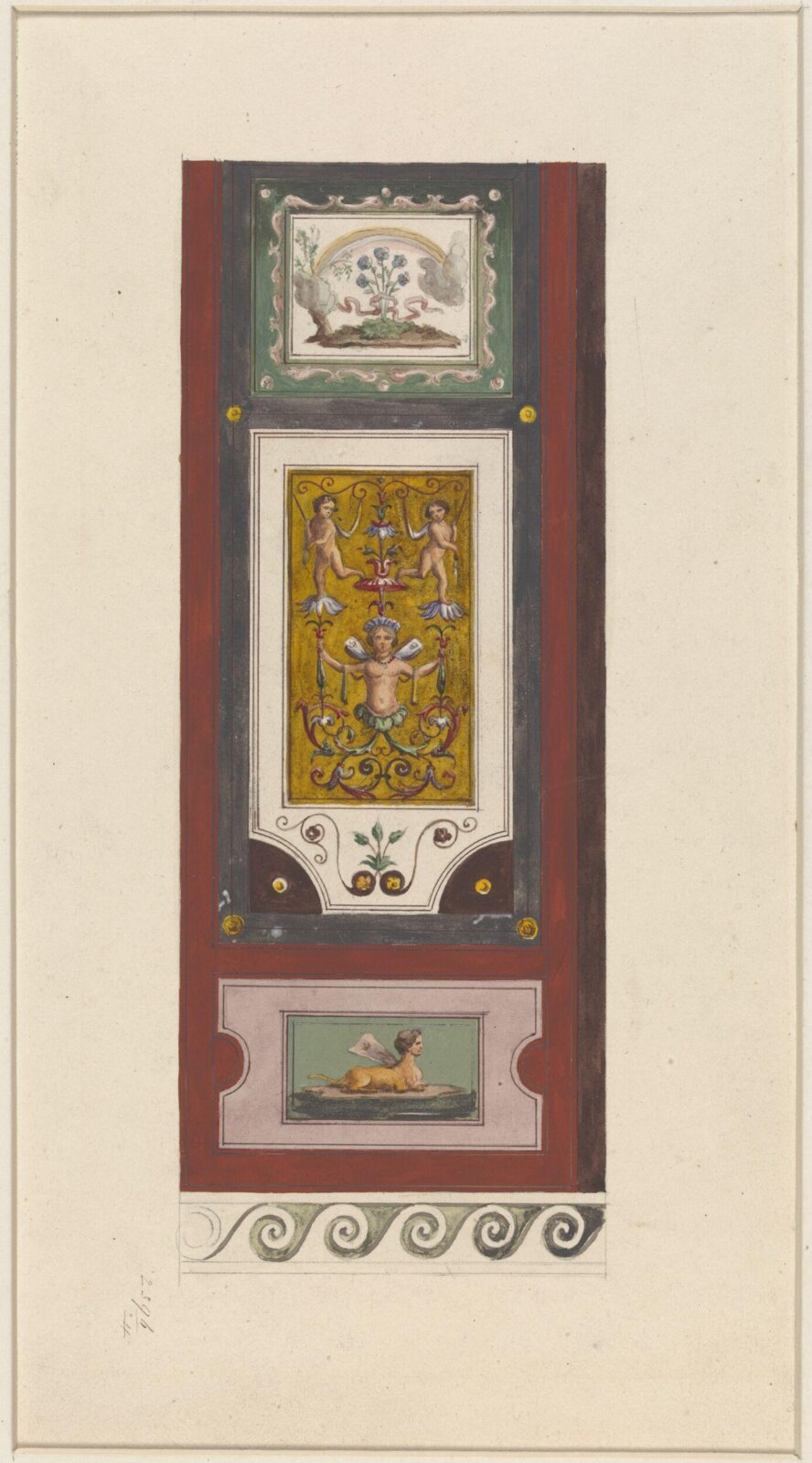 Drawing, Ludwig Wilhelm Heinrich Gruner, 19th century