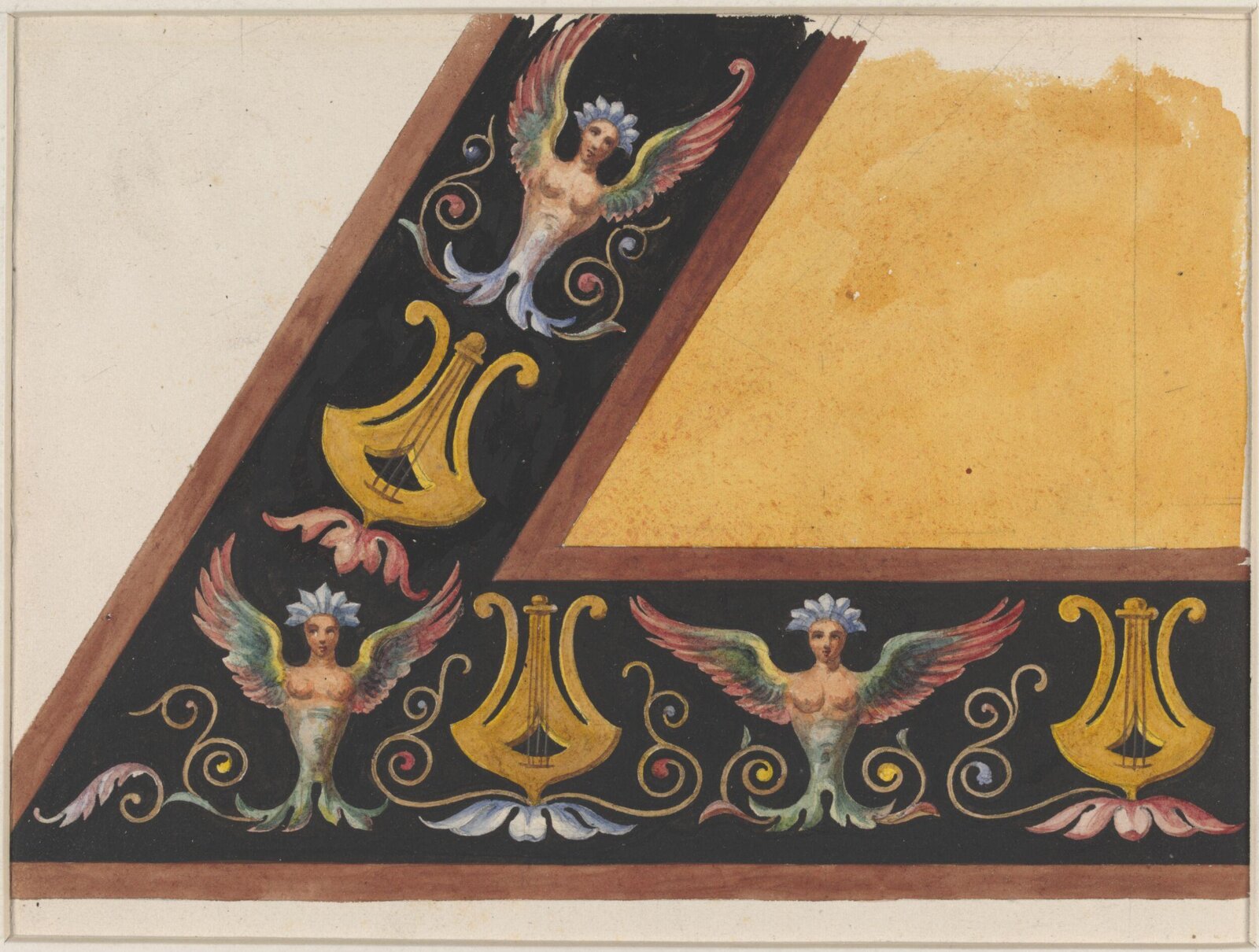 Drawing, Ludwig Wilhelm Heinrich Gruner, 19th century